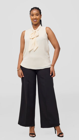 Vivo Niari Sleeveless Top - Buttermilk