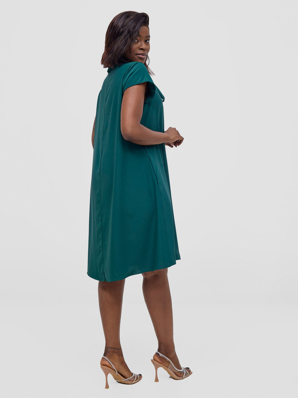 Vivo Niari Tent Dress - Dark Green