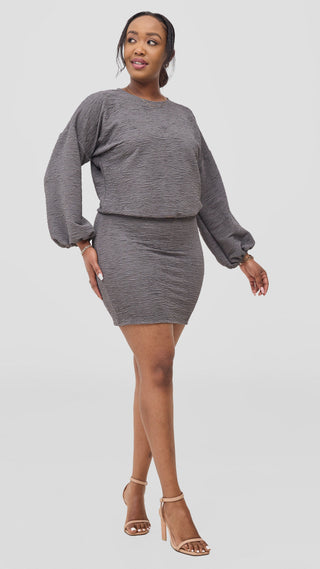 Vivo Alma Mini Skirt - Dark Grey