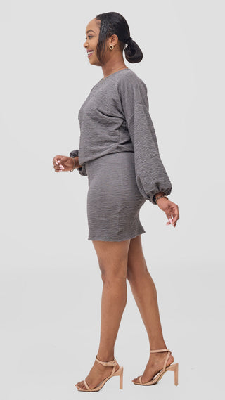 Vivo Alma Mini Skirt - Dark Grey