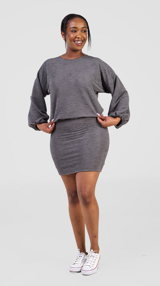 Vivo Alma Mini Skirt - Dark Grey