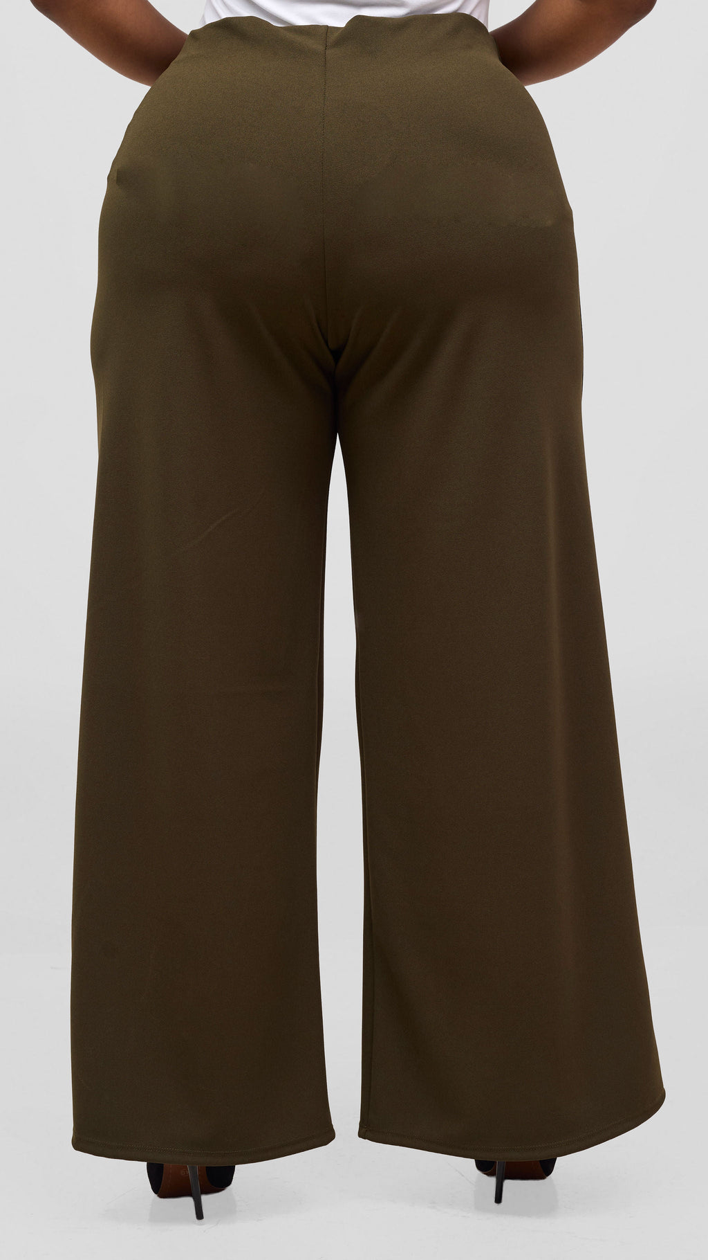 Vivo Basic Straight Leg Pants - Hunters