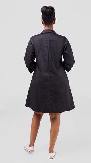 Safari Mansi Wide Hem Tent Dress - Black