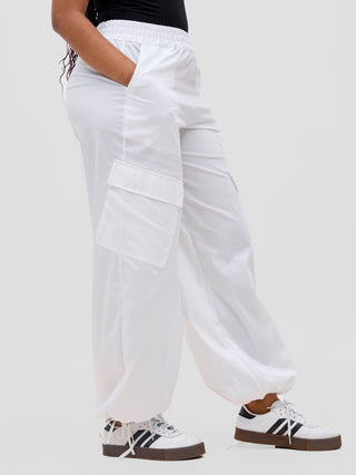 Safari Kamari Wide Leg Pants - White