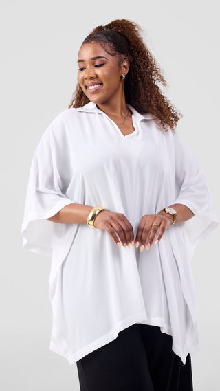 Vivo Isabi Loose Top - White