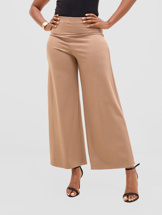 Vivo Upe Wide Leg Pants - Taupe