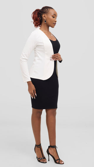 Vivo Basic Dua Jacket - White