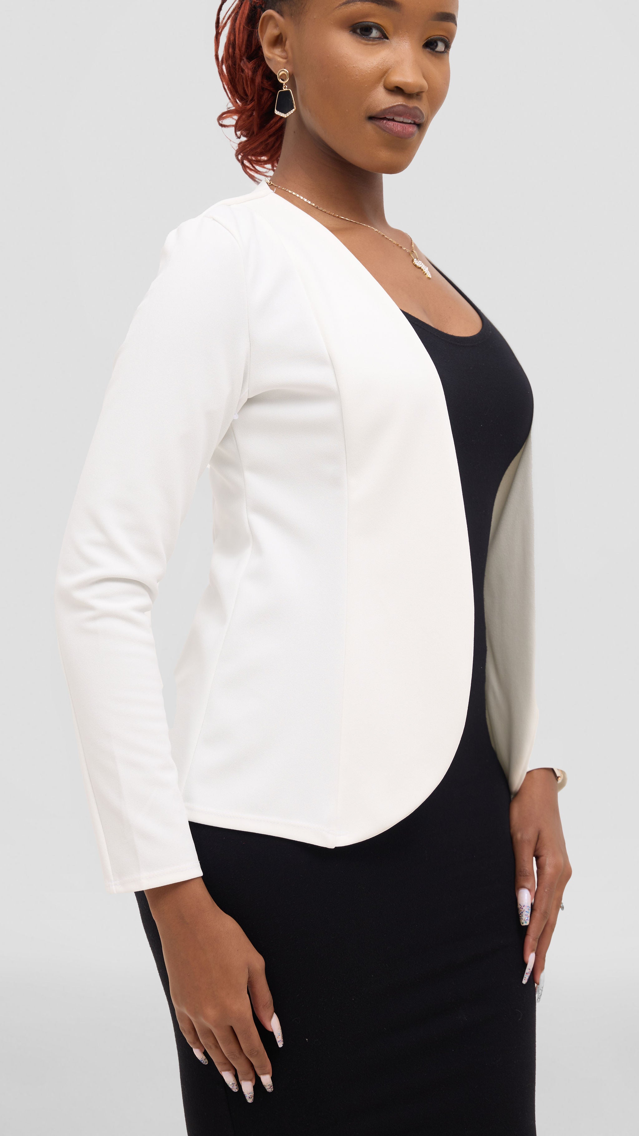 Vivo Basic Dua Jacket - White