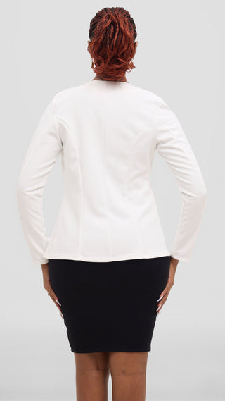 Vivo Basic Dua Jacket - White