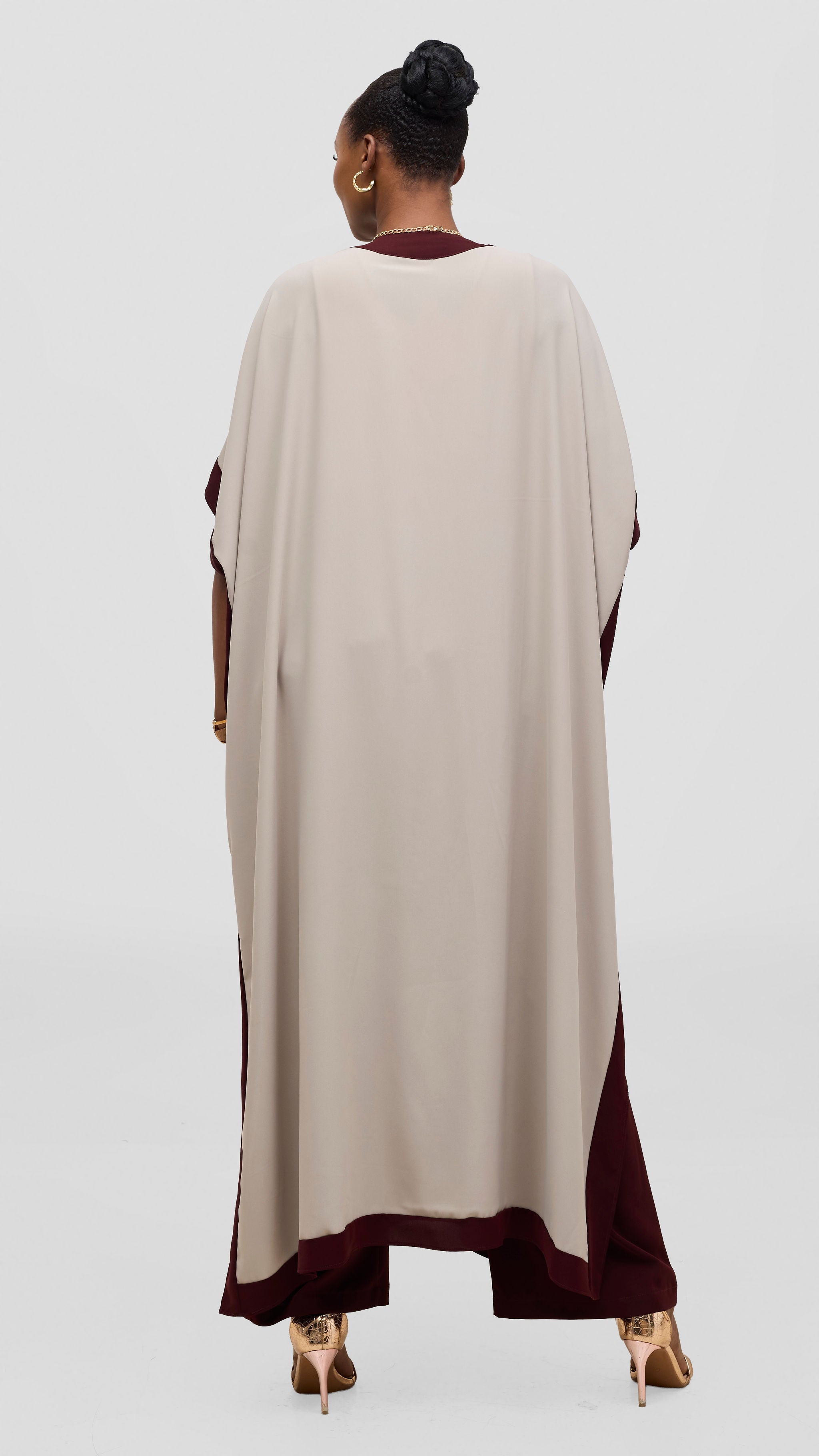 Vivo Liora Maxi Kimono - Light Grey