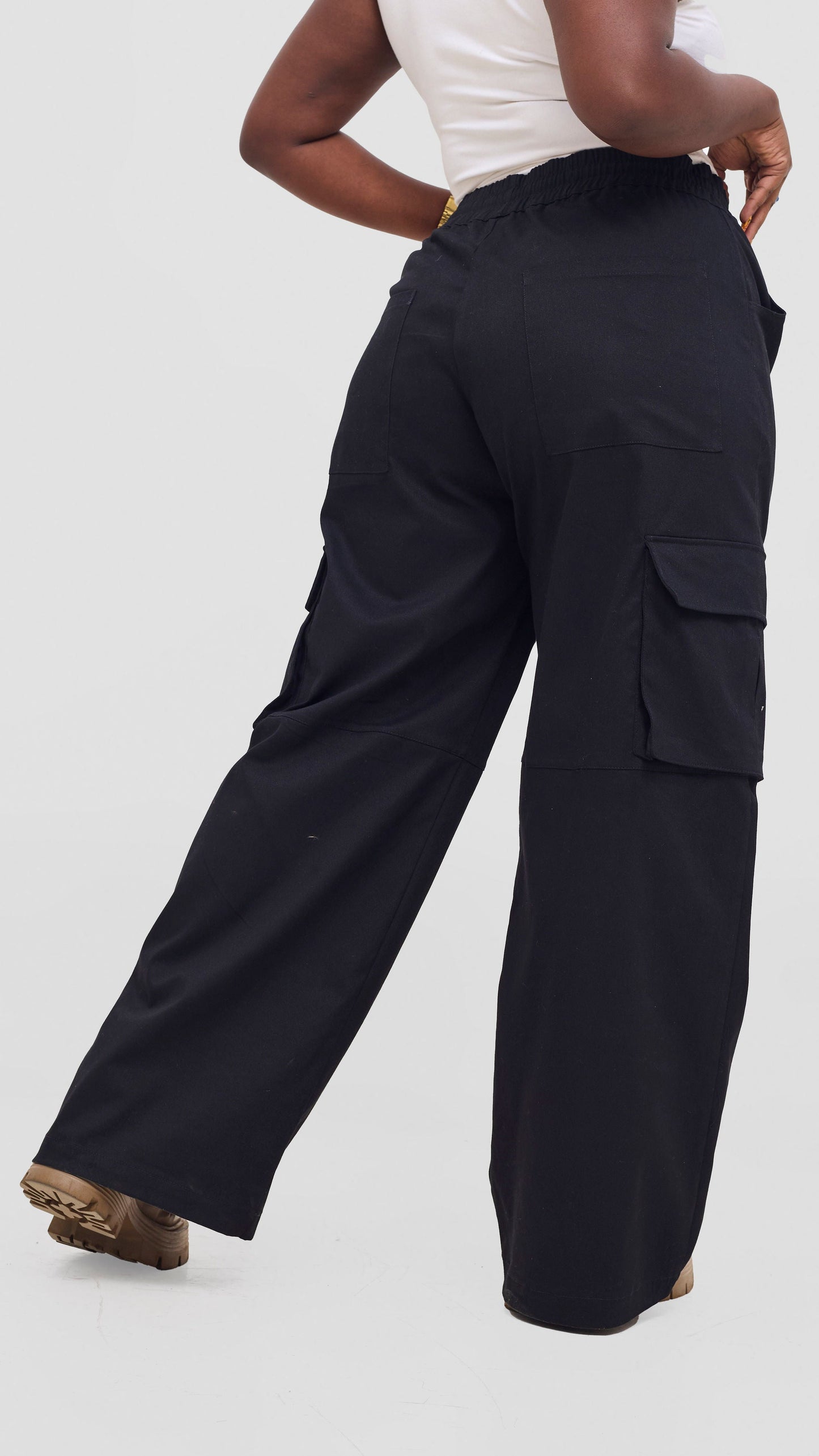 Shiv & Shikie X Safari Barrel Pants - Black