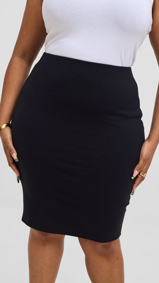 Vivo Basic Pencil Skirt - Black