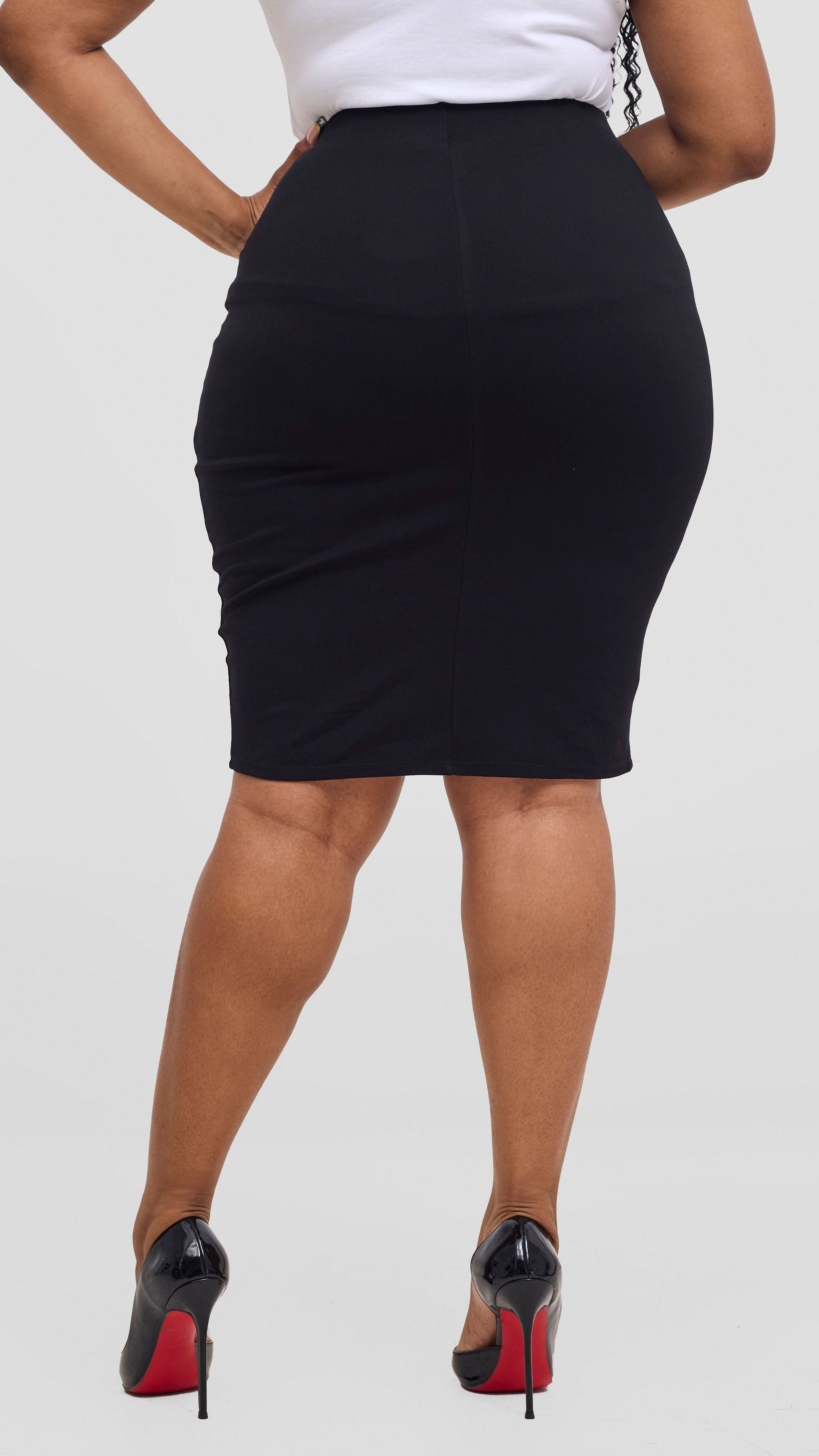 Vivo Basic Pencil Skirt - Black