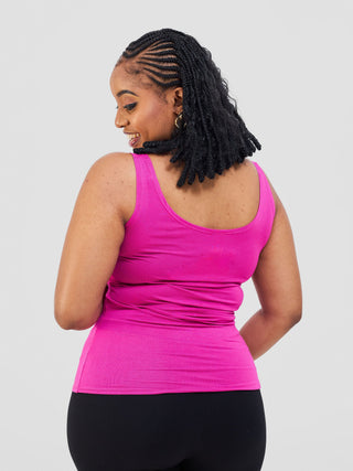 Vivo Basic Drop Shoulder Top - Pink