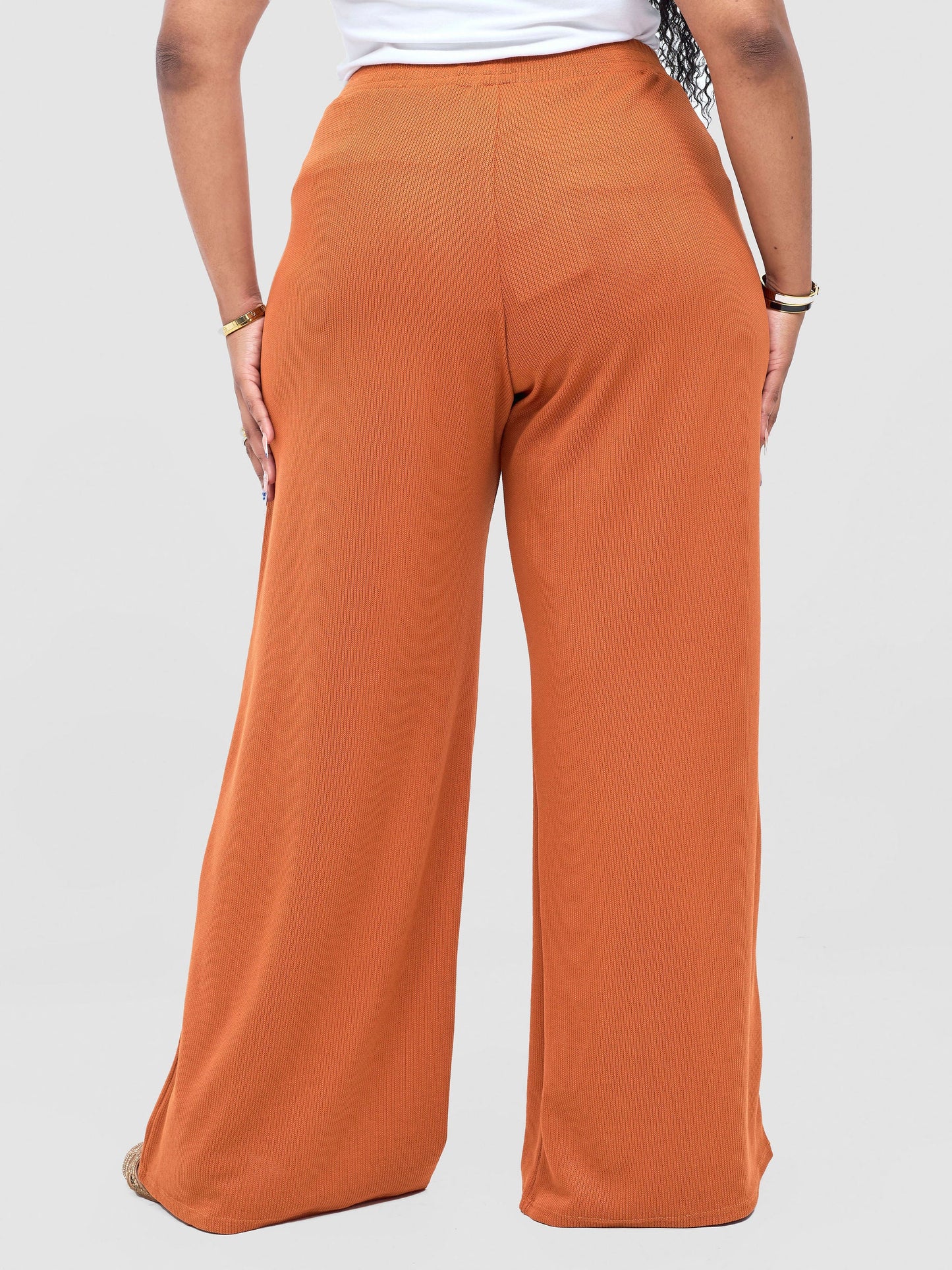 Vivo Rema Straight Leg Pants - Rust