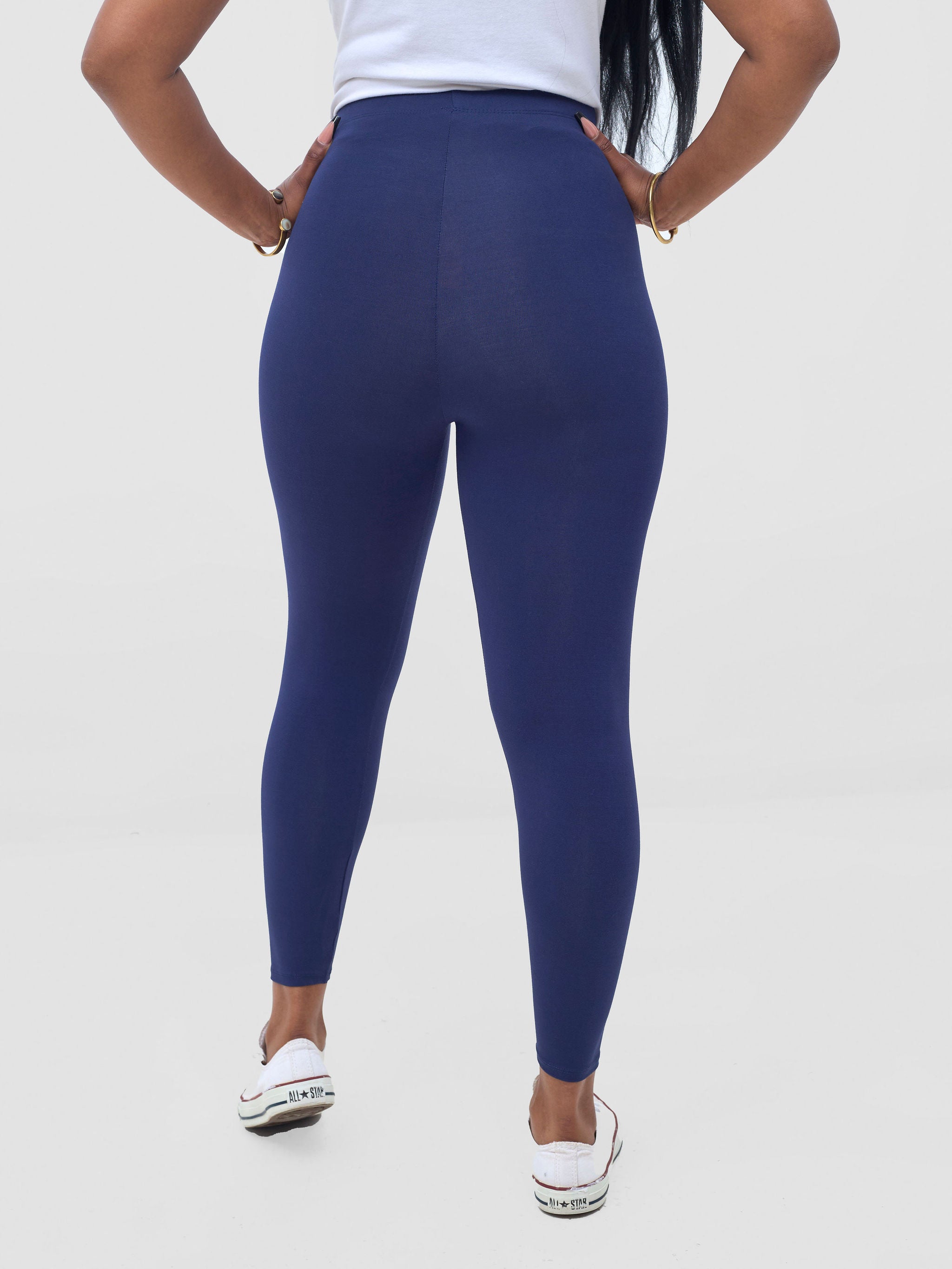 Vivo Basic Capri Leggings - Navy Blue