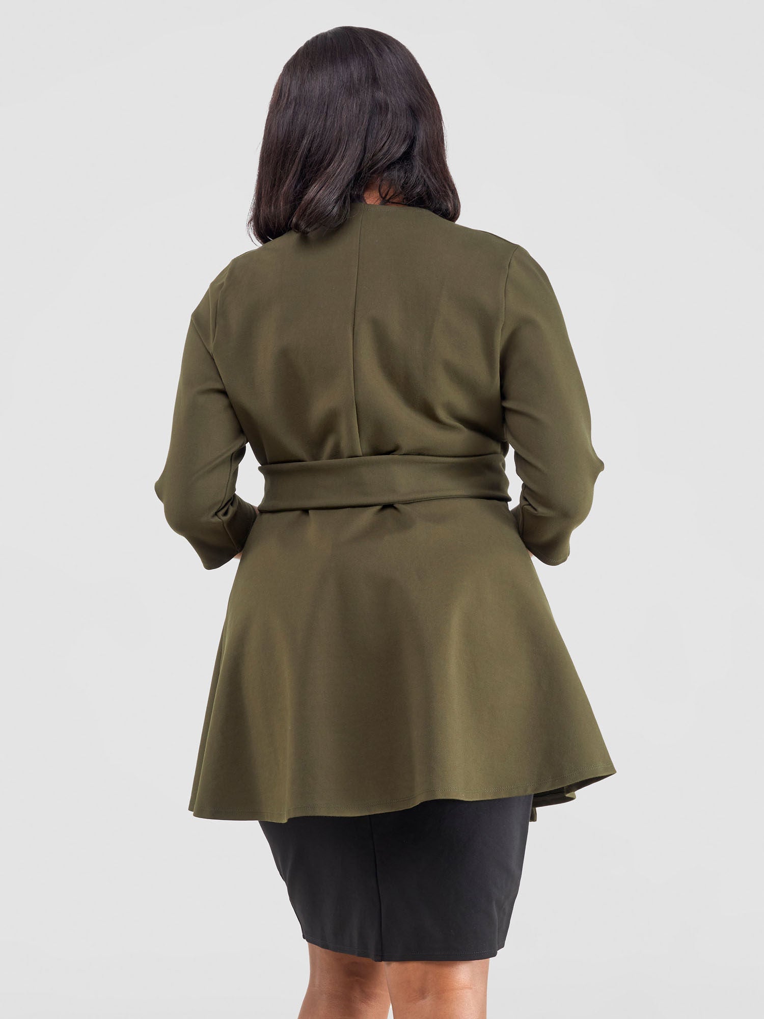 Vivo Tatari Knee Length Coat - Hunters Green