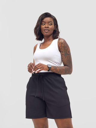 Vivo Chela Drawstring Shorts - Black