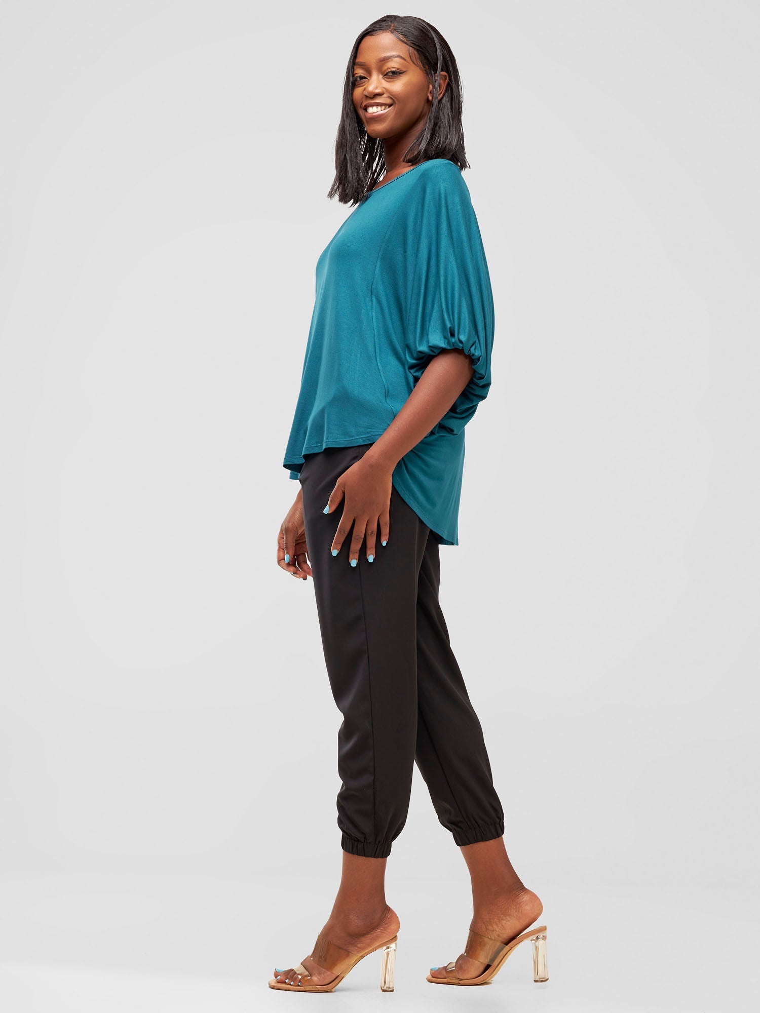 Vivo Safiya Dolman Top - Teal