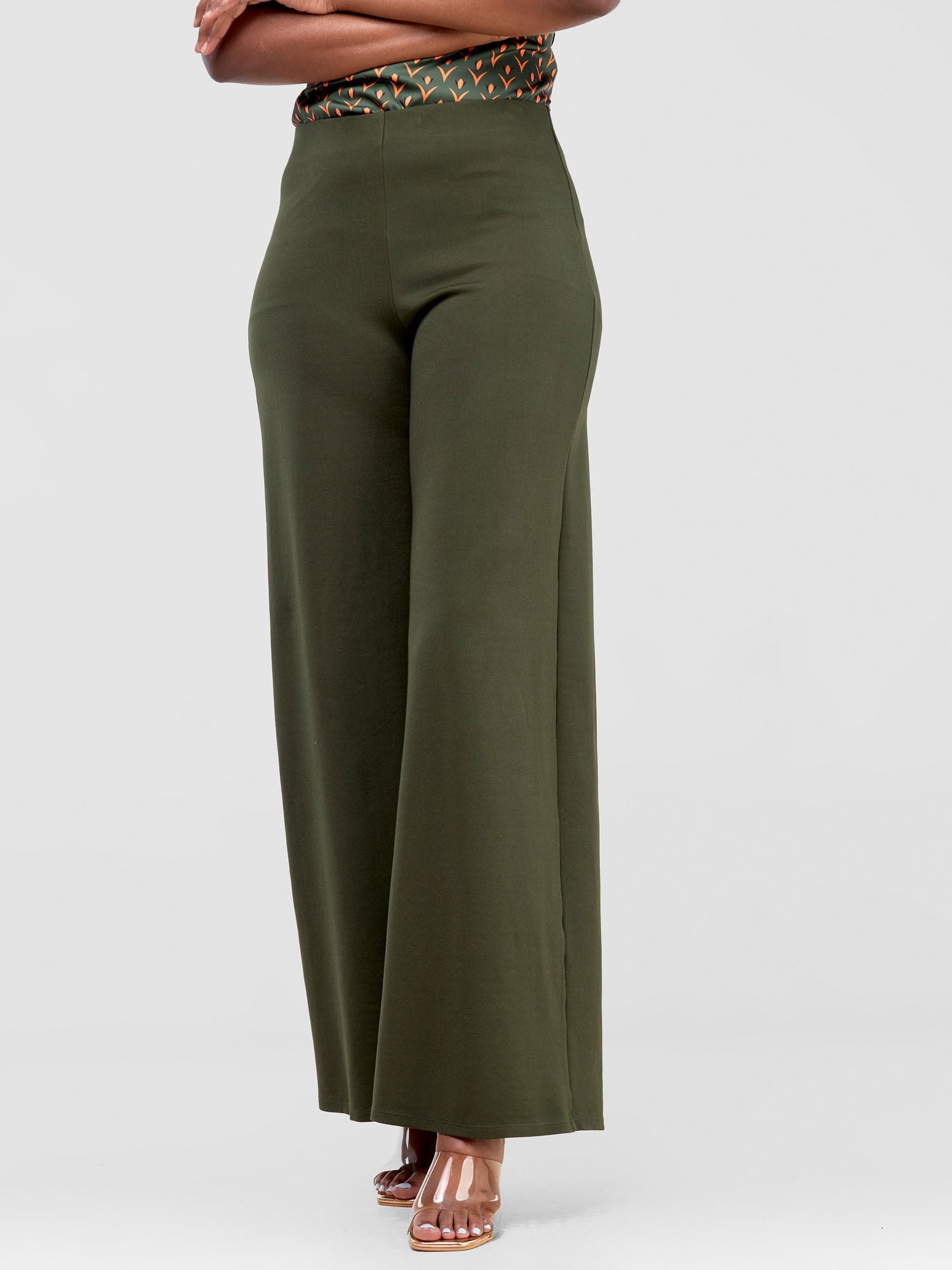 Vivo Upe Wide Leg Pants - Hunters Green