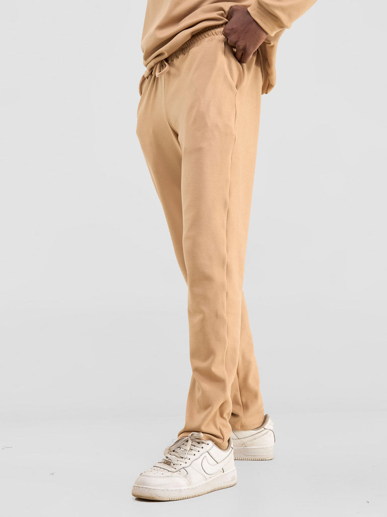 Zoya Yuni Men's Fleece Sweat Pants - Taupe