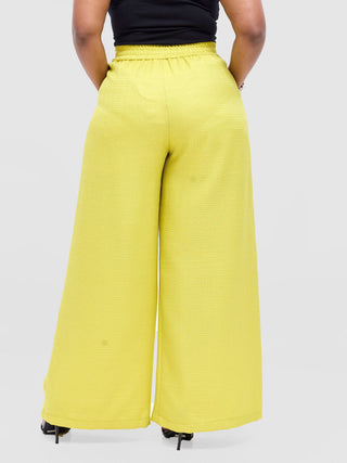 Vivo Analo Wide Leg Pants - Yellow