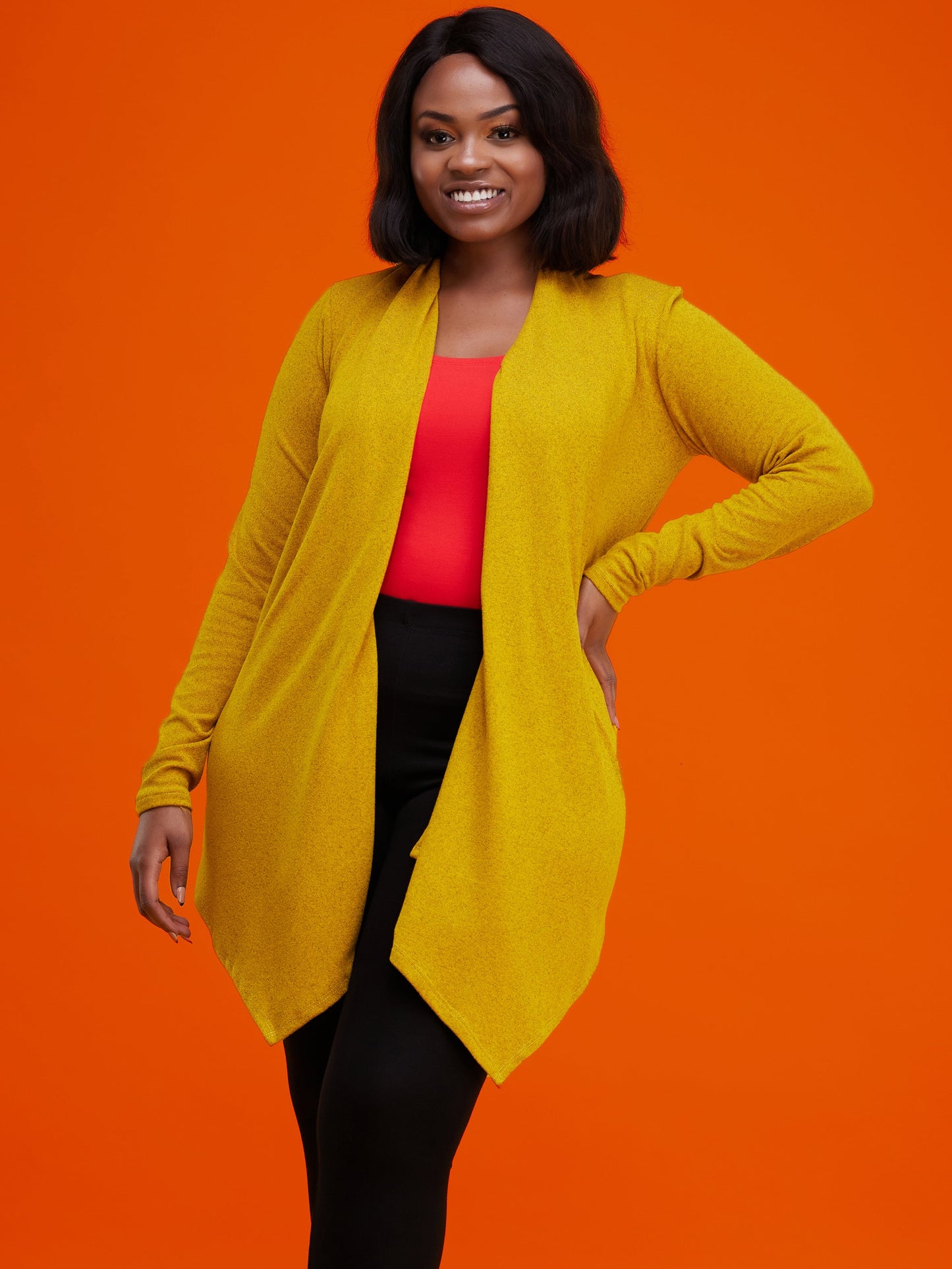 Vivo Basic Joy Sweater - Mustard