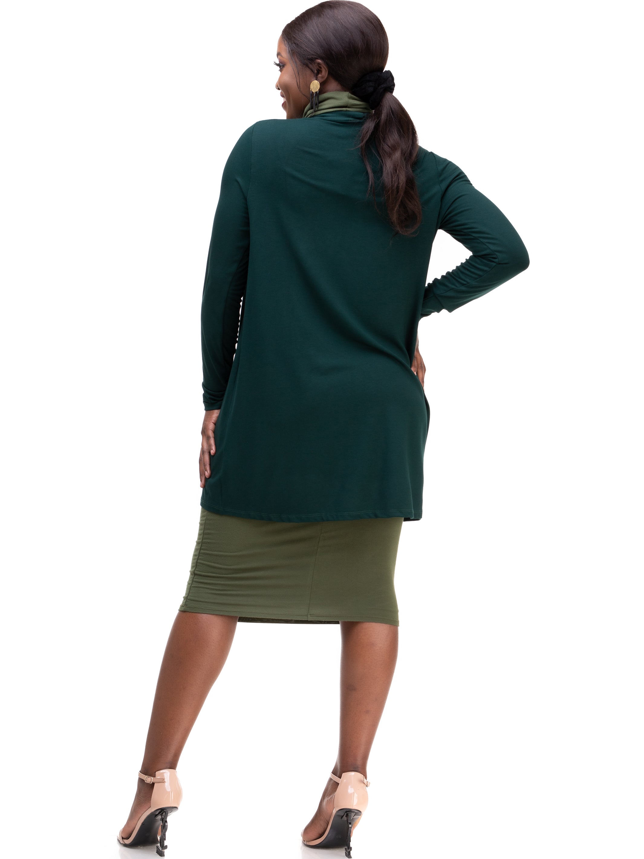 Vivo Basic May Jersey Waterfall - Dark Green