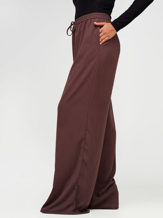 Vivo Wastani  Drawstring Pants - Chocolate
