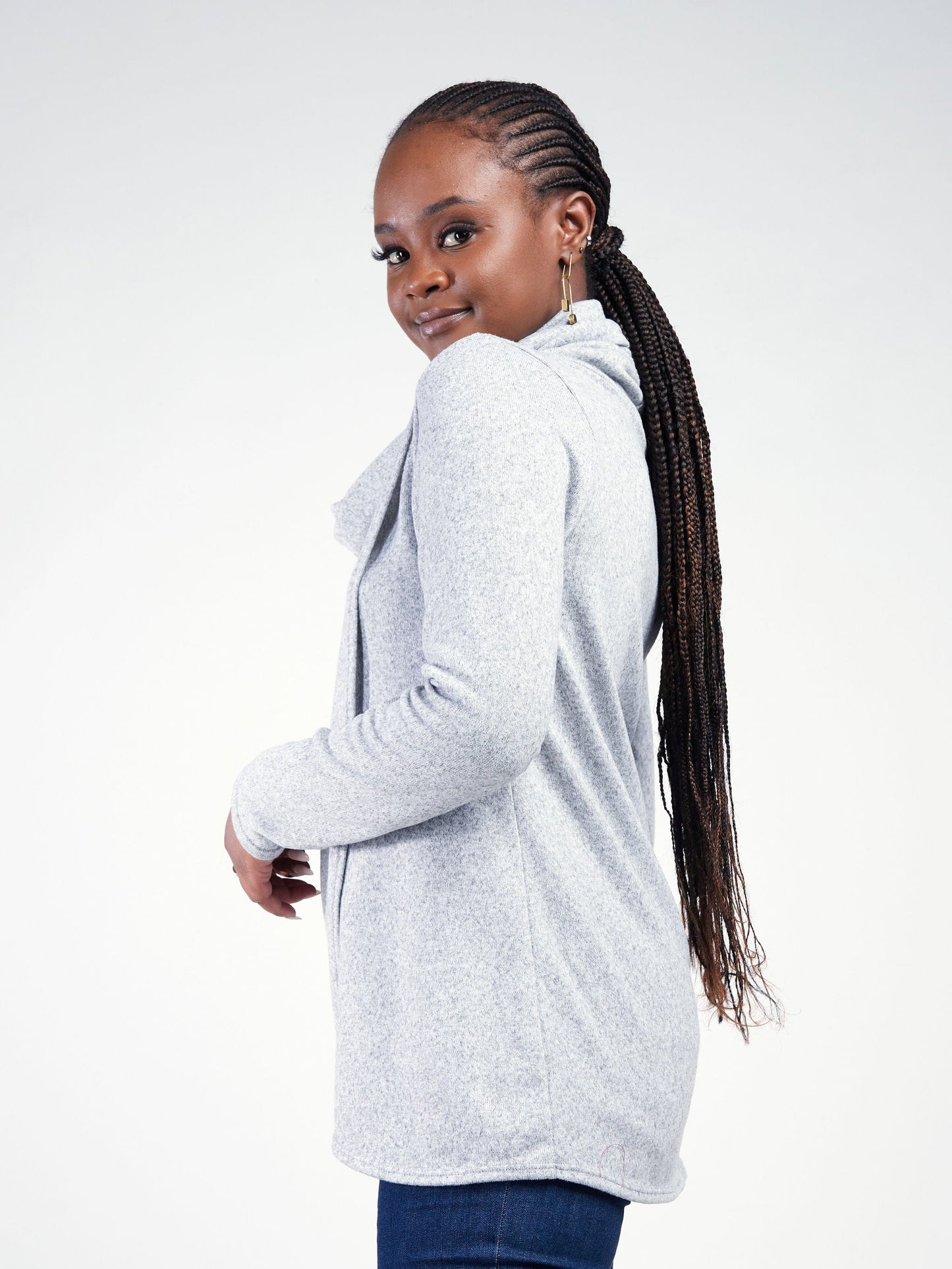 Vivo Basic Tulip Sweater - Grey