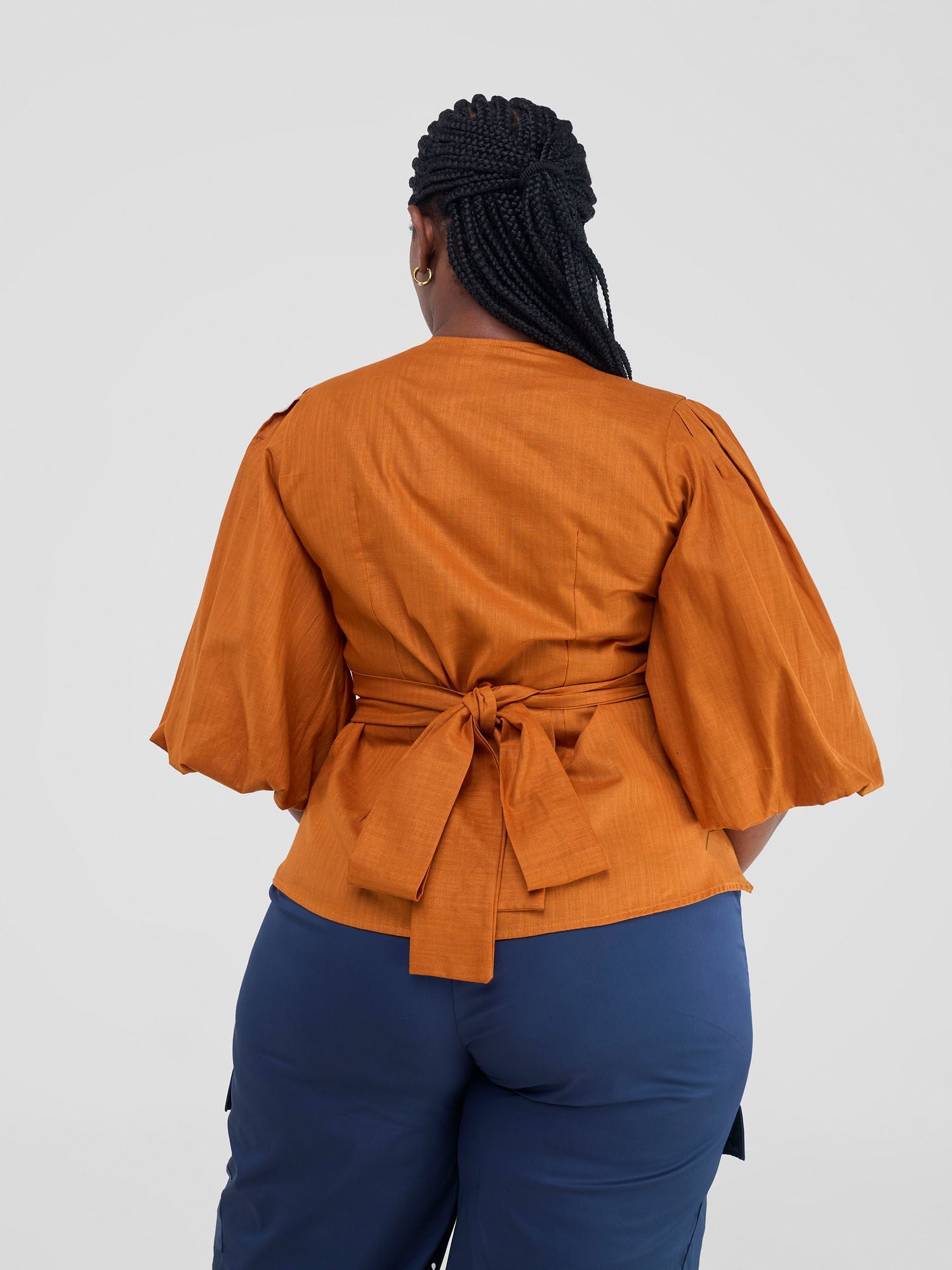 Safari Savannah Wrap Top - Rust