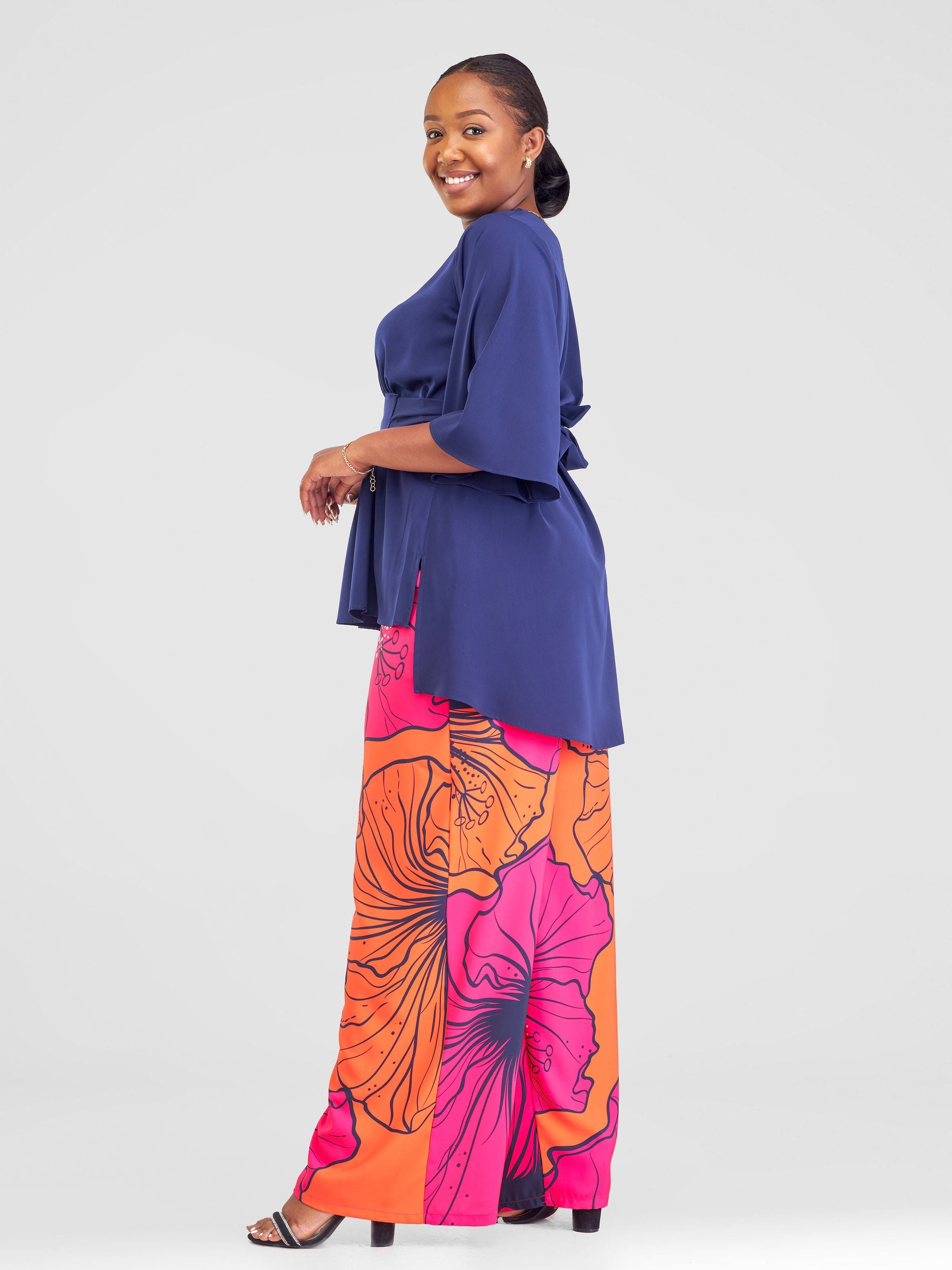 Vivo Sanali Kaftan Top - Navy