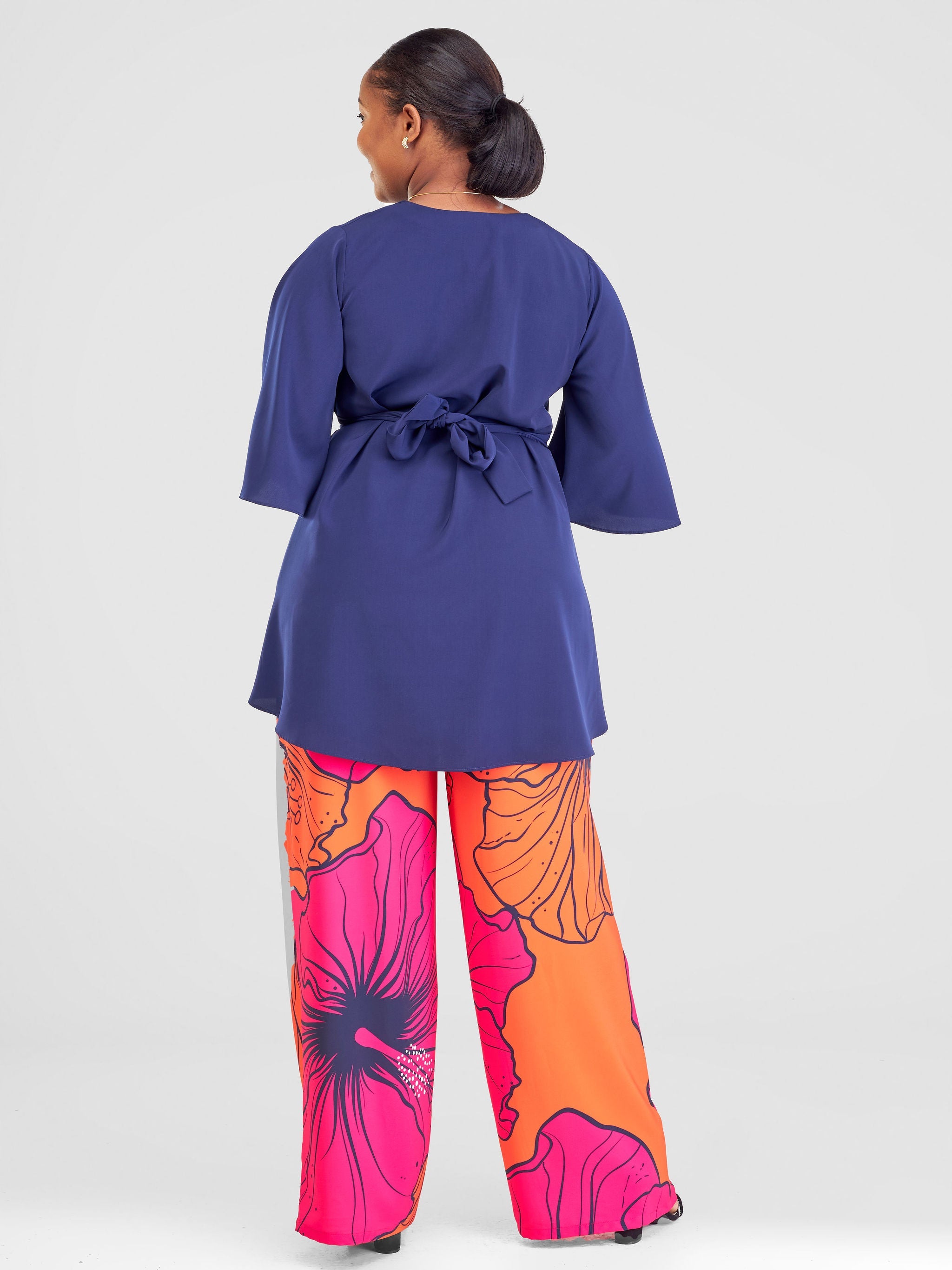 Vivo Sanali Kaftan Top - Navy