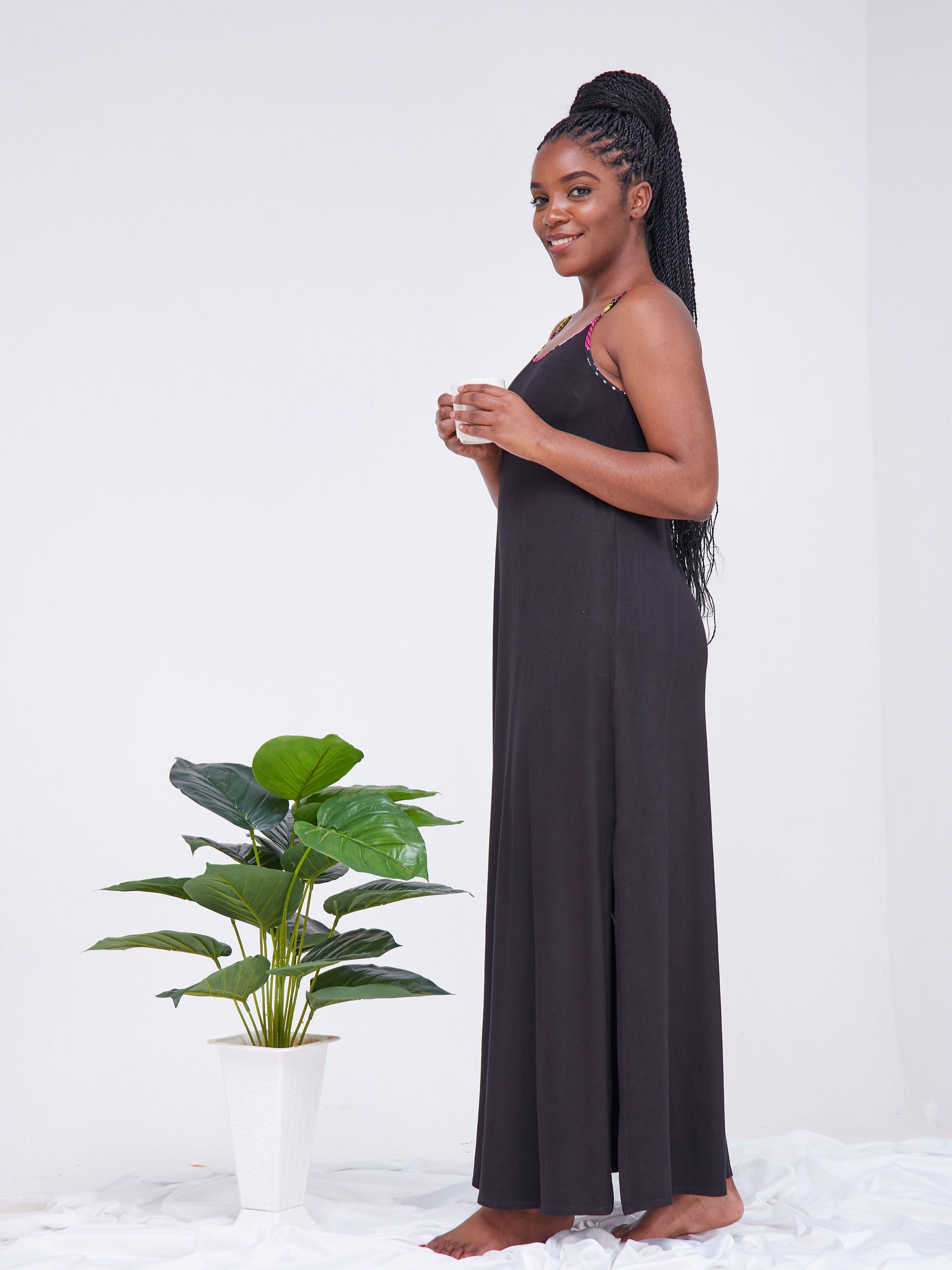 Vivo Arusha Strappy Maxi Dress - Black