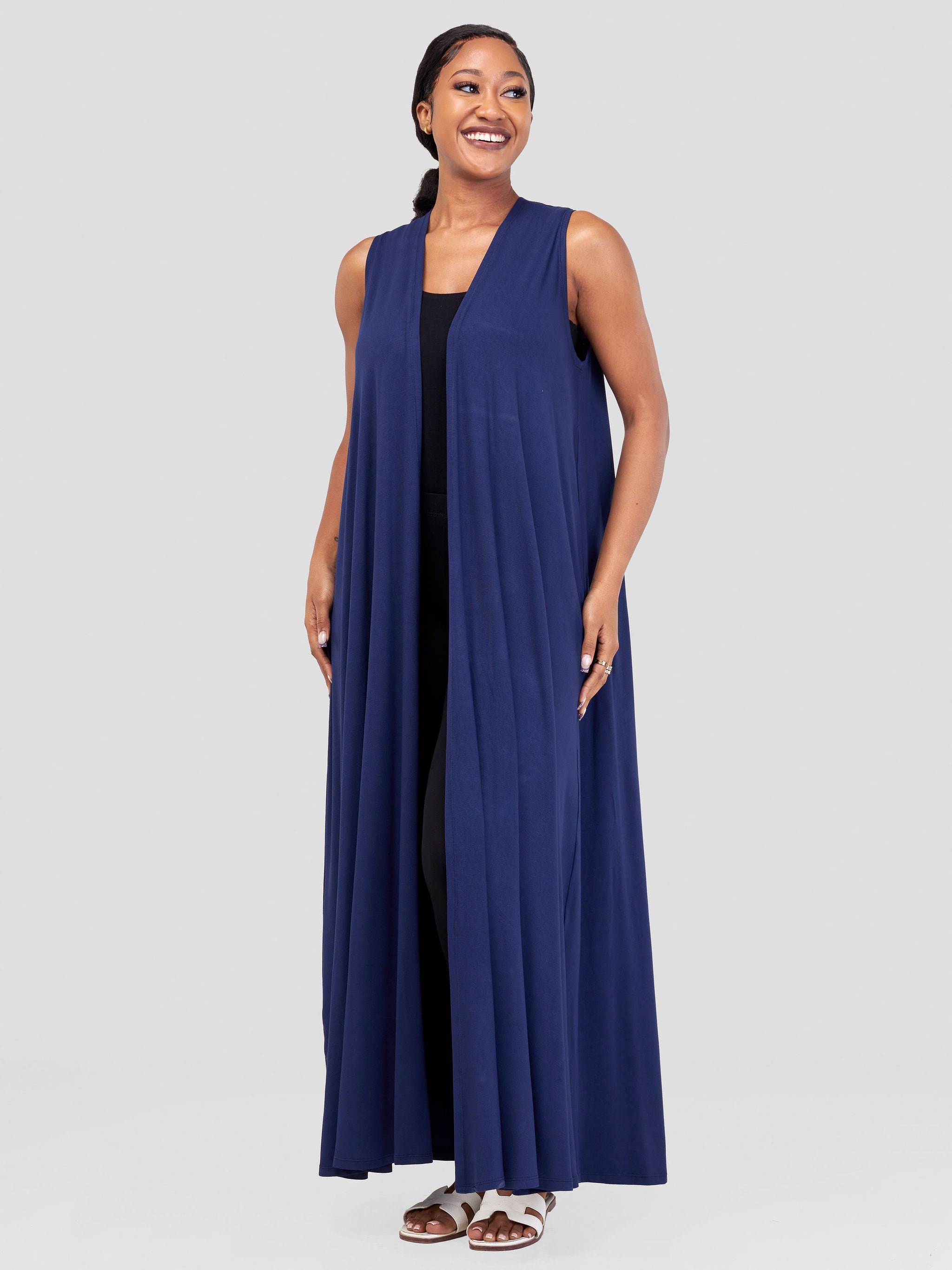 Vivo Jira Sleeveless Waterfall - Navy Blue