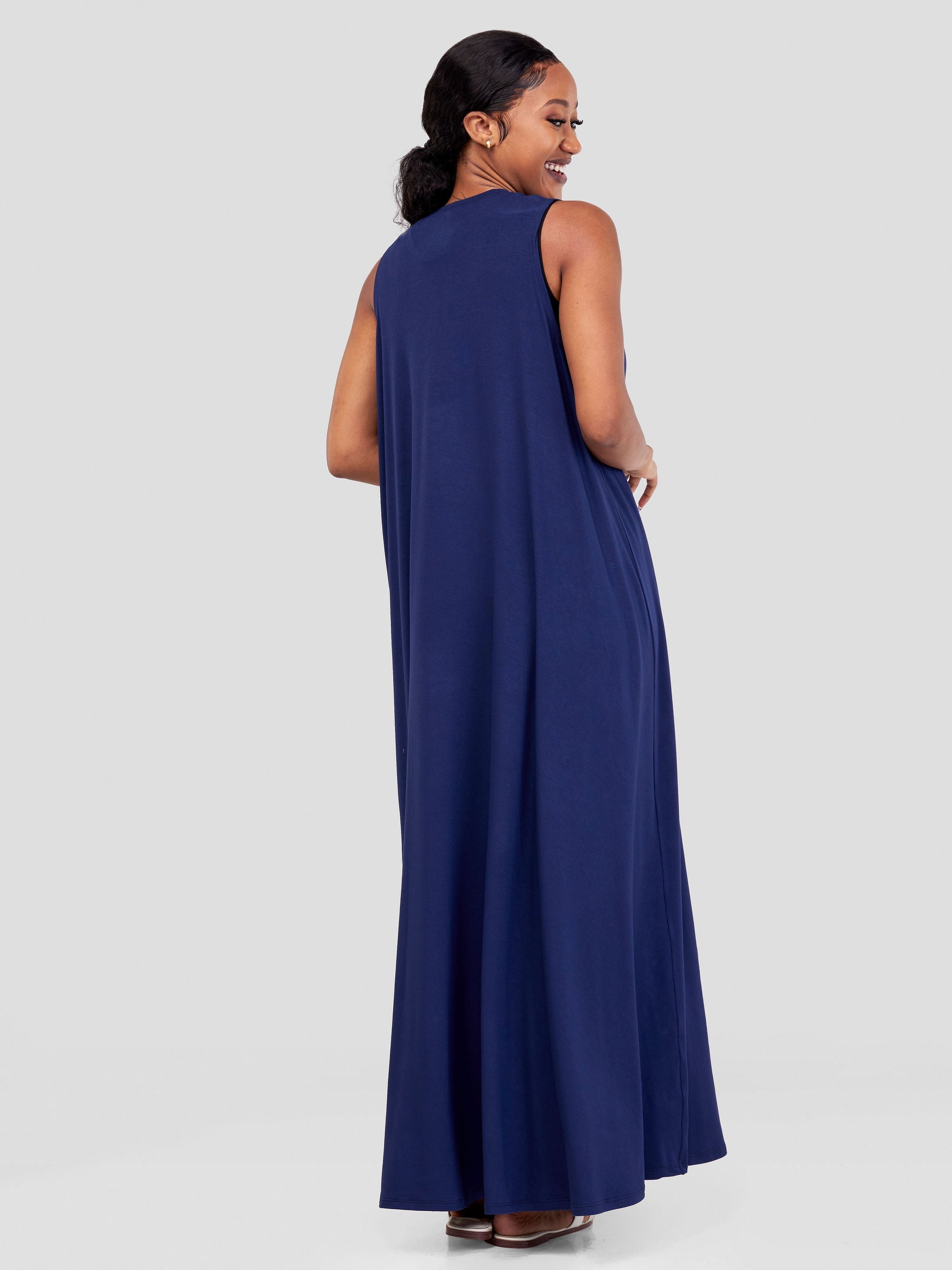 Vivo Jira Sleeveless Waterfall - Navy Blue