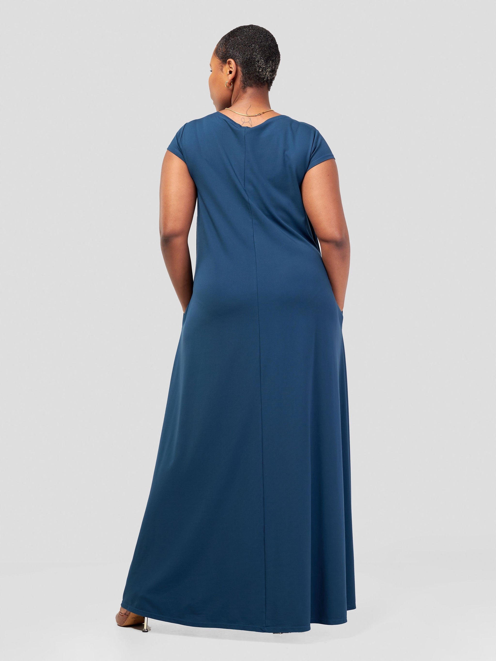 Vivo Basic Kena Tent Maxi Dress - Teal