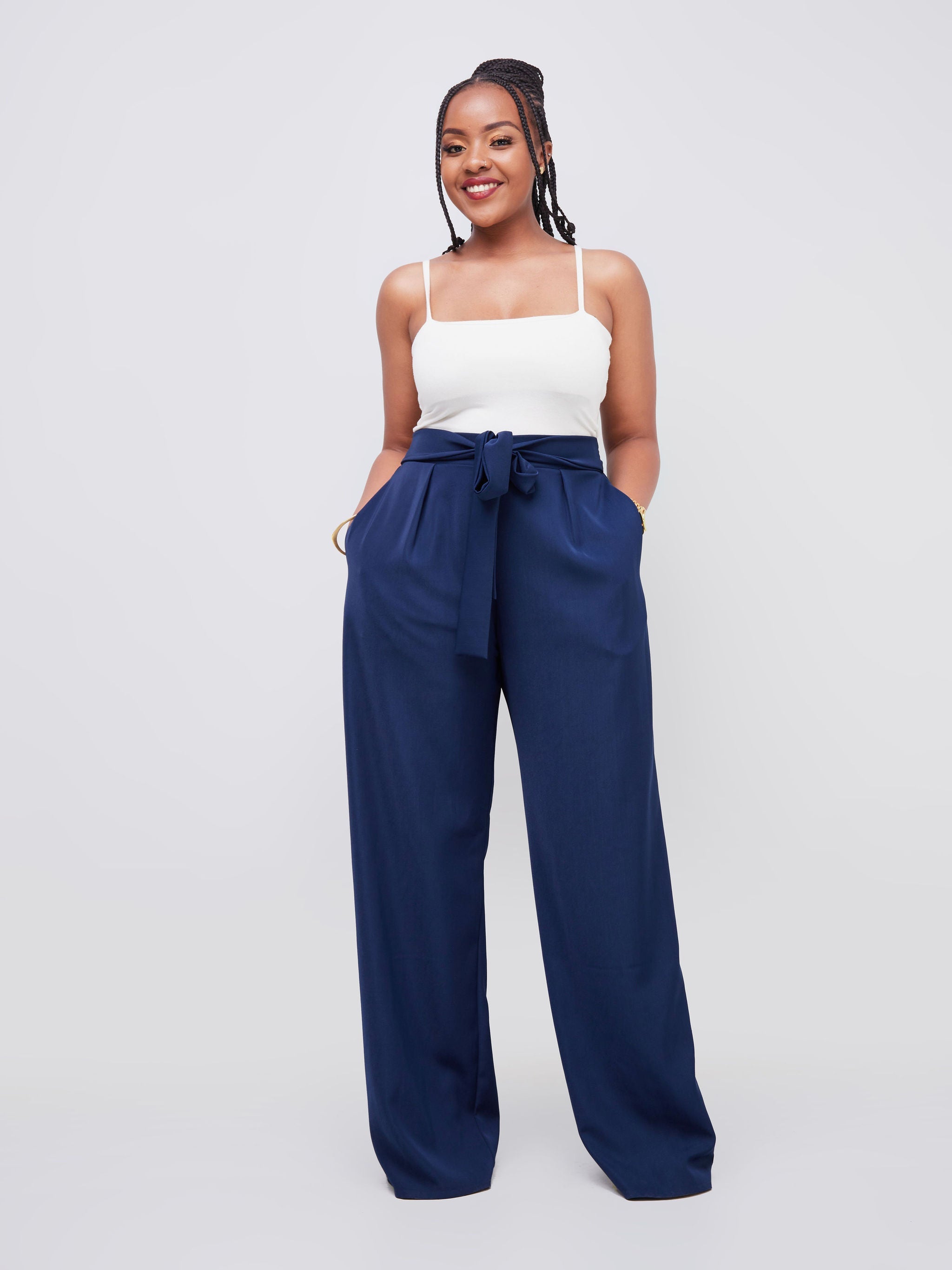 Vivo Imali Wide Leg Pants - Dark Teal