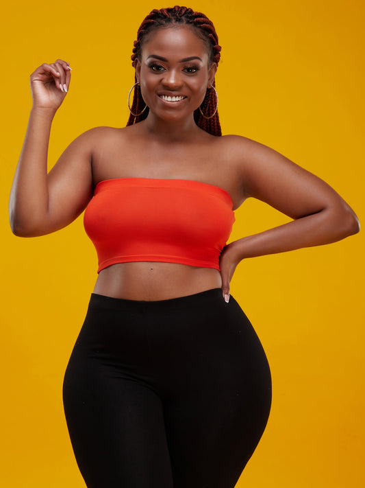 Zoya Basic Jersey Bandeau - Orange
