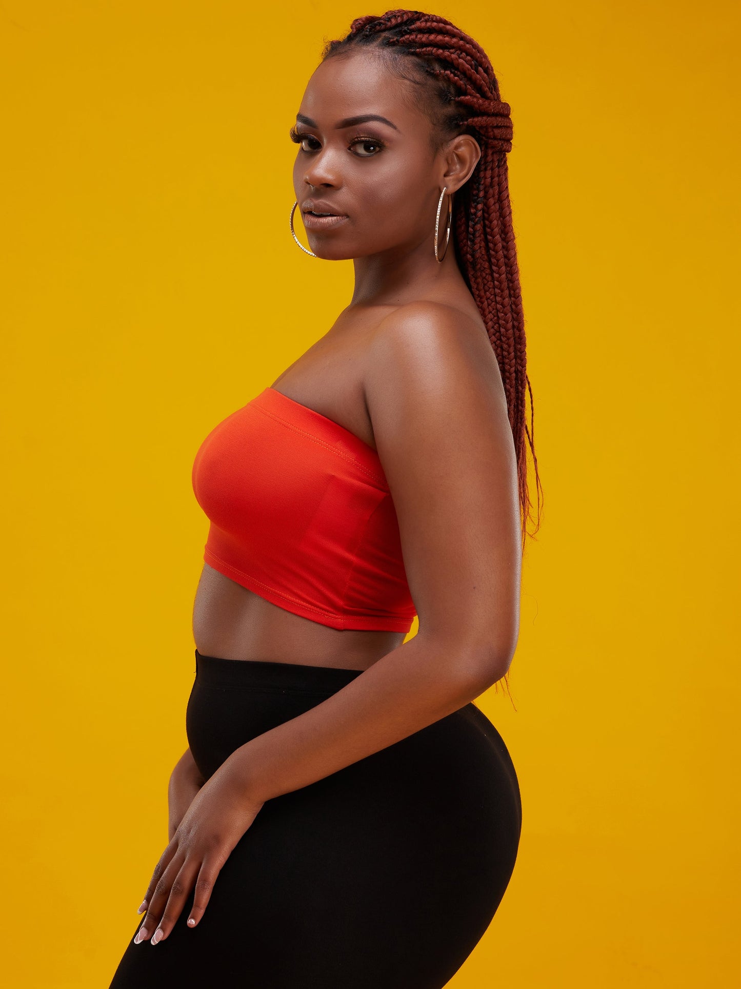 Zoya Basic Jersey Bandeau - Orange