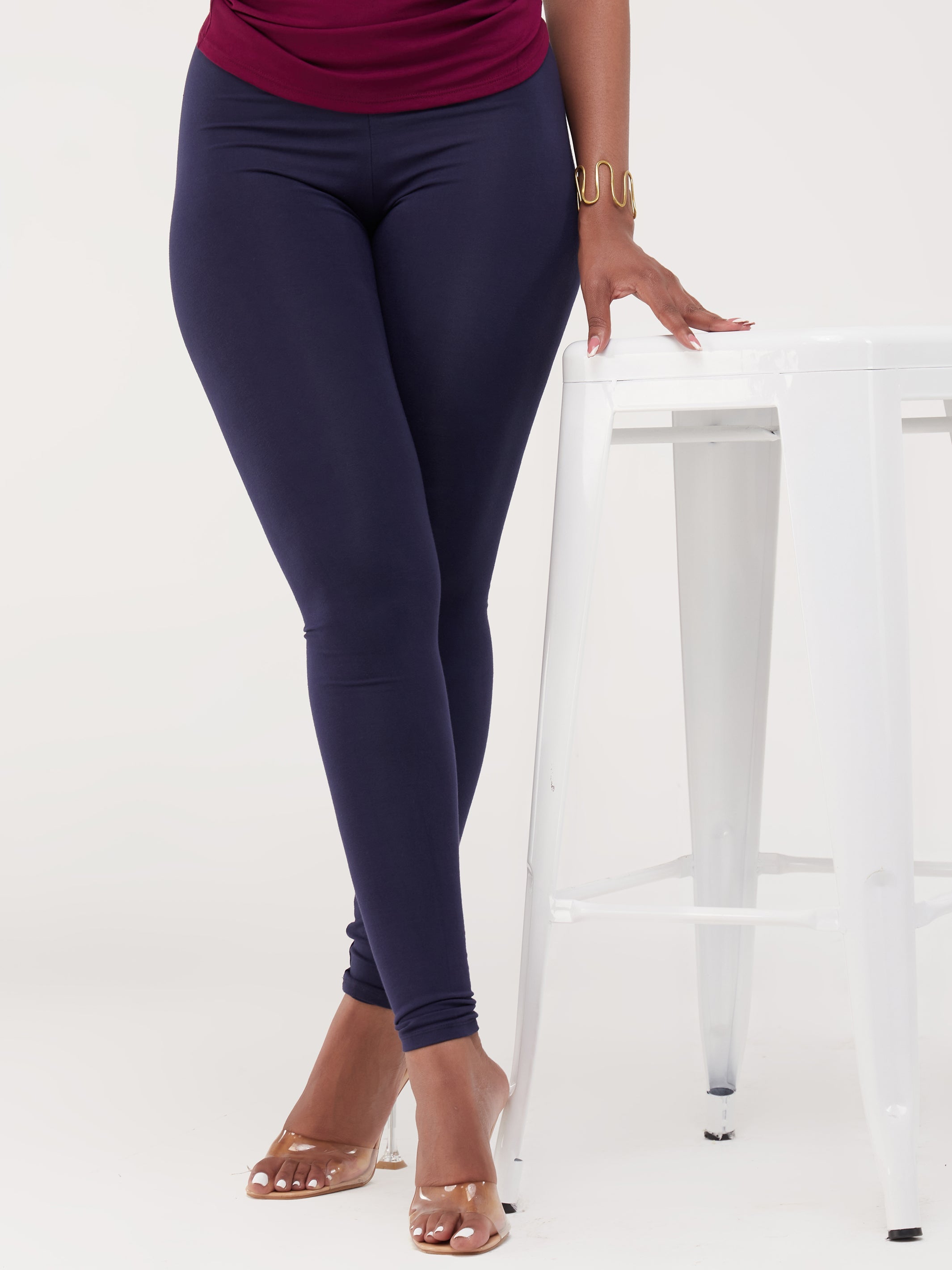 Vivo Basic Leggings - Navy Blue