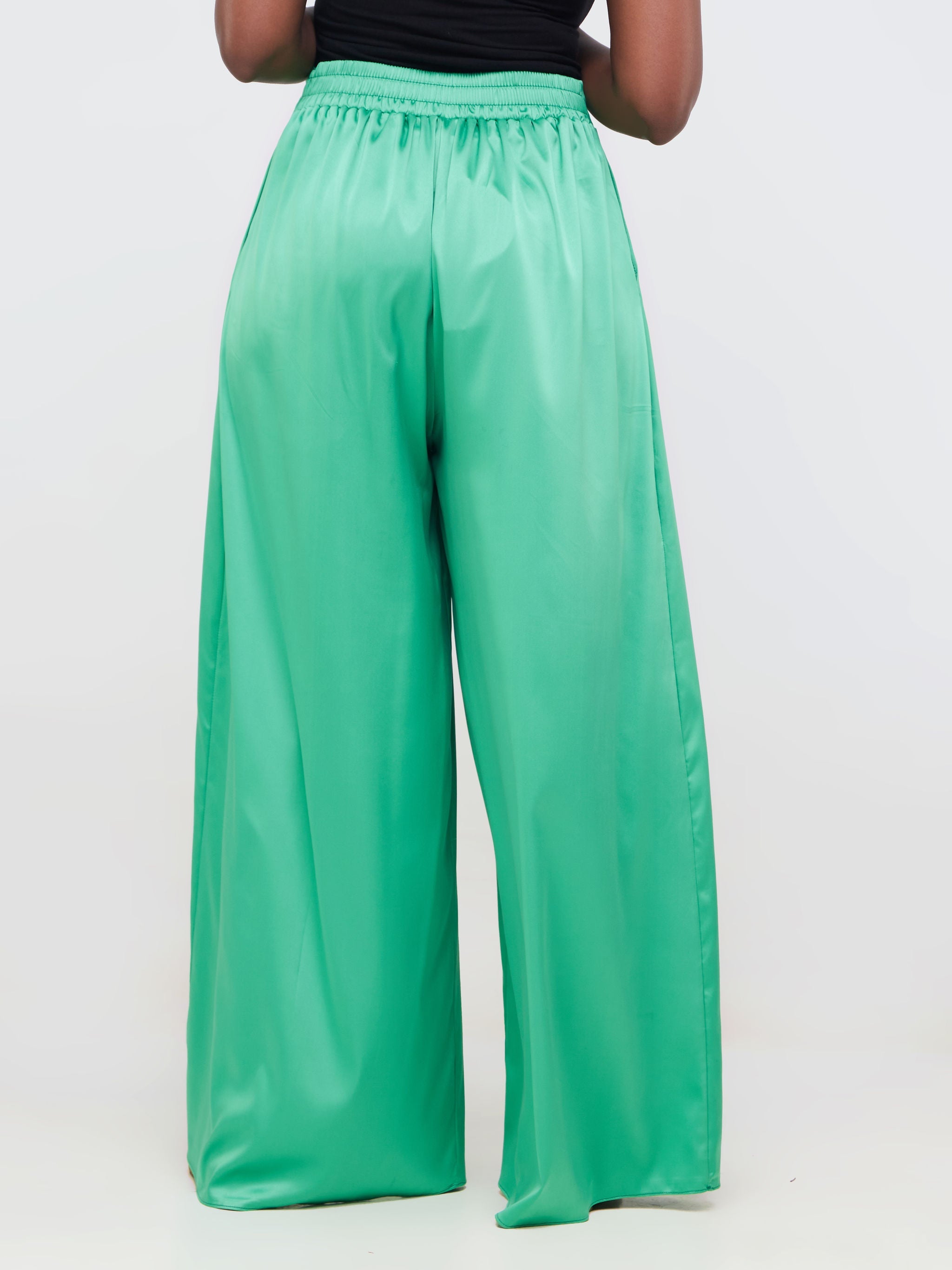 Vivo Fara Wide Leg Pants - Green