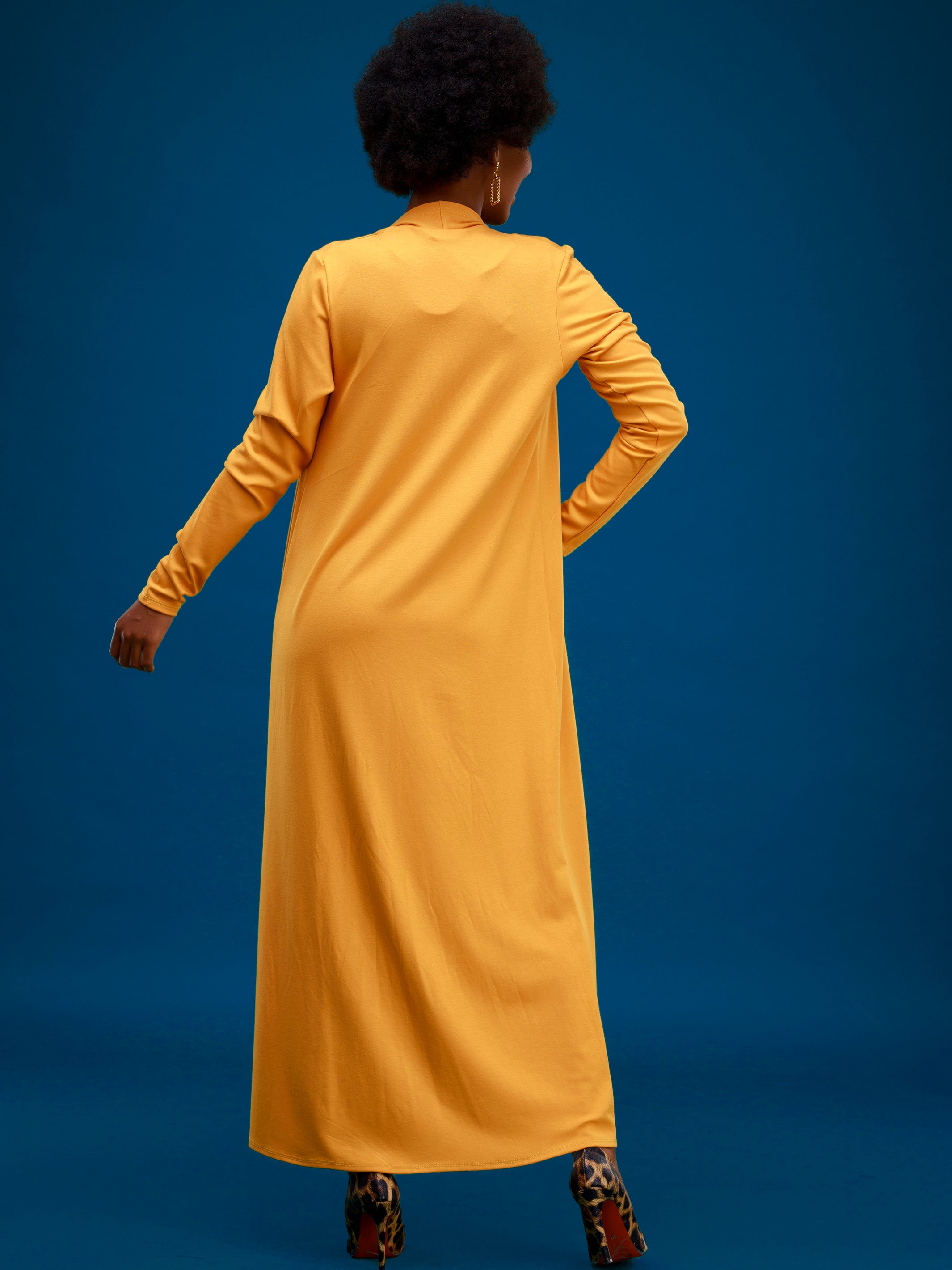 Vivo Basic Leila Maxi Waterfall - Mustard