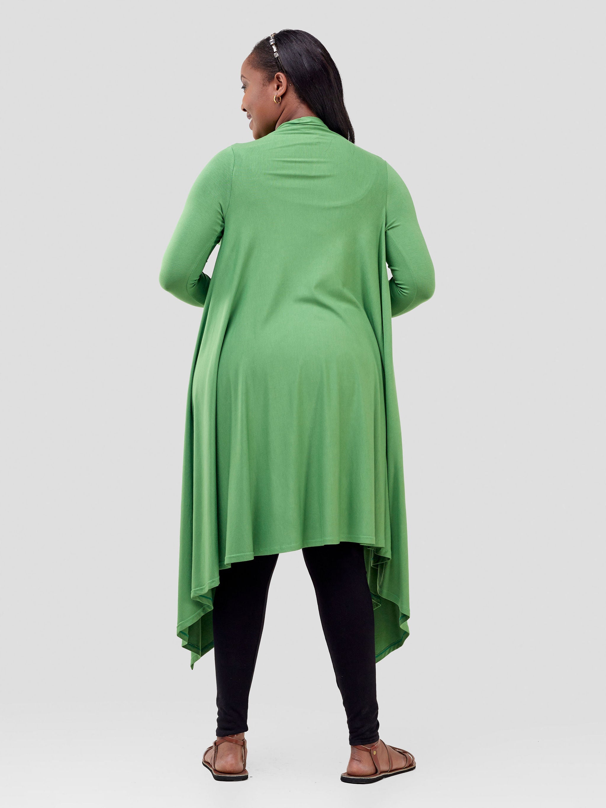 Vivo Basic Long Sleeve Cascade Waterfall - Green