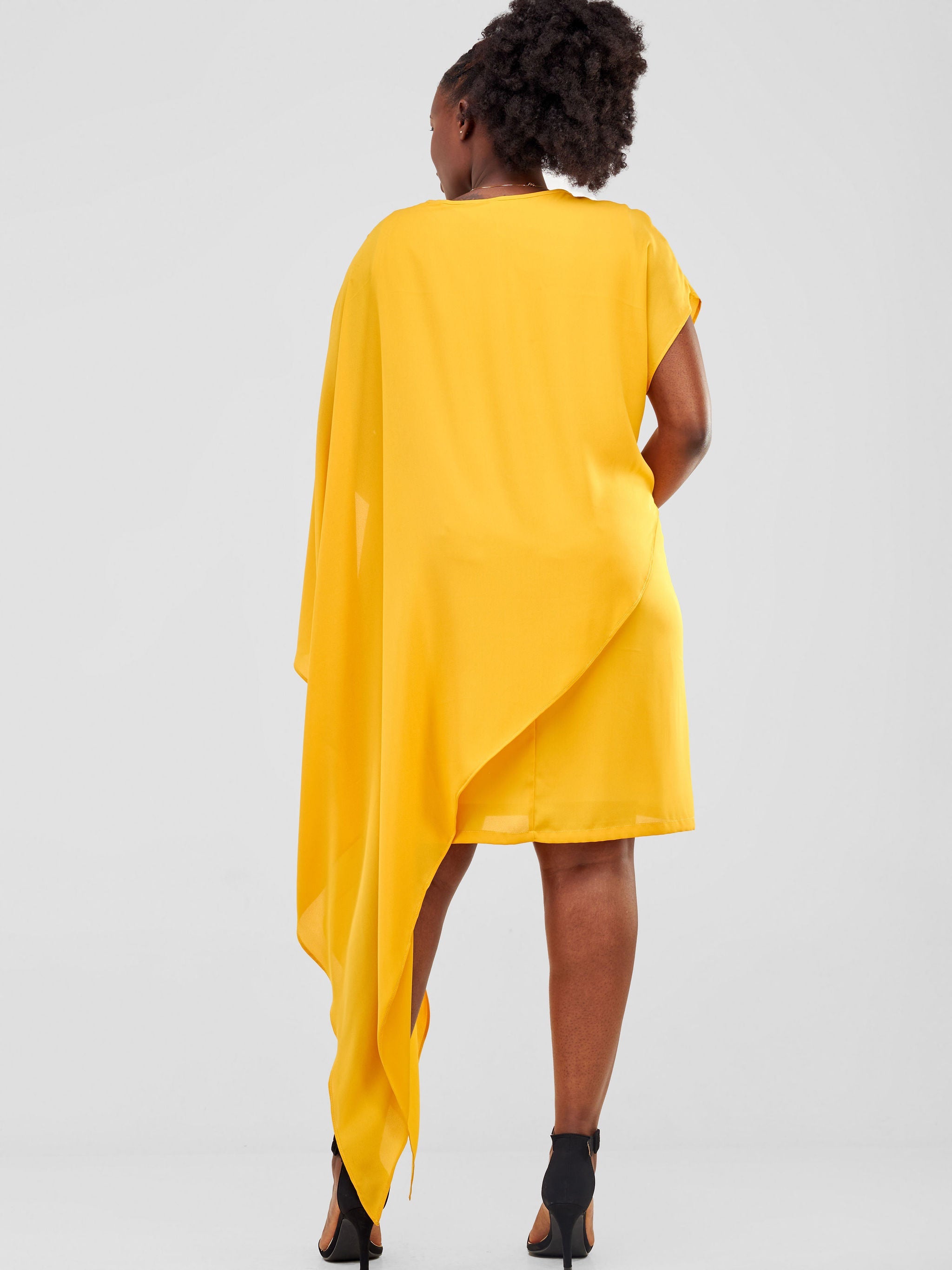 Vivo Sanyu Shift Dress - Mustard