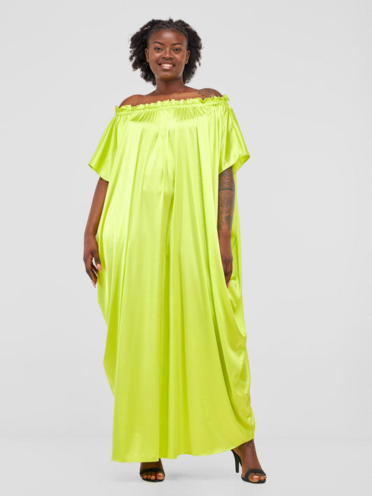 Vivo Sanyu Maxi Tent Dress - Lime Green