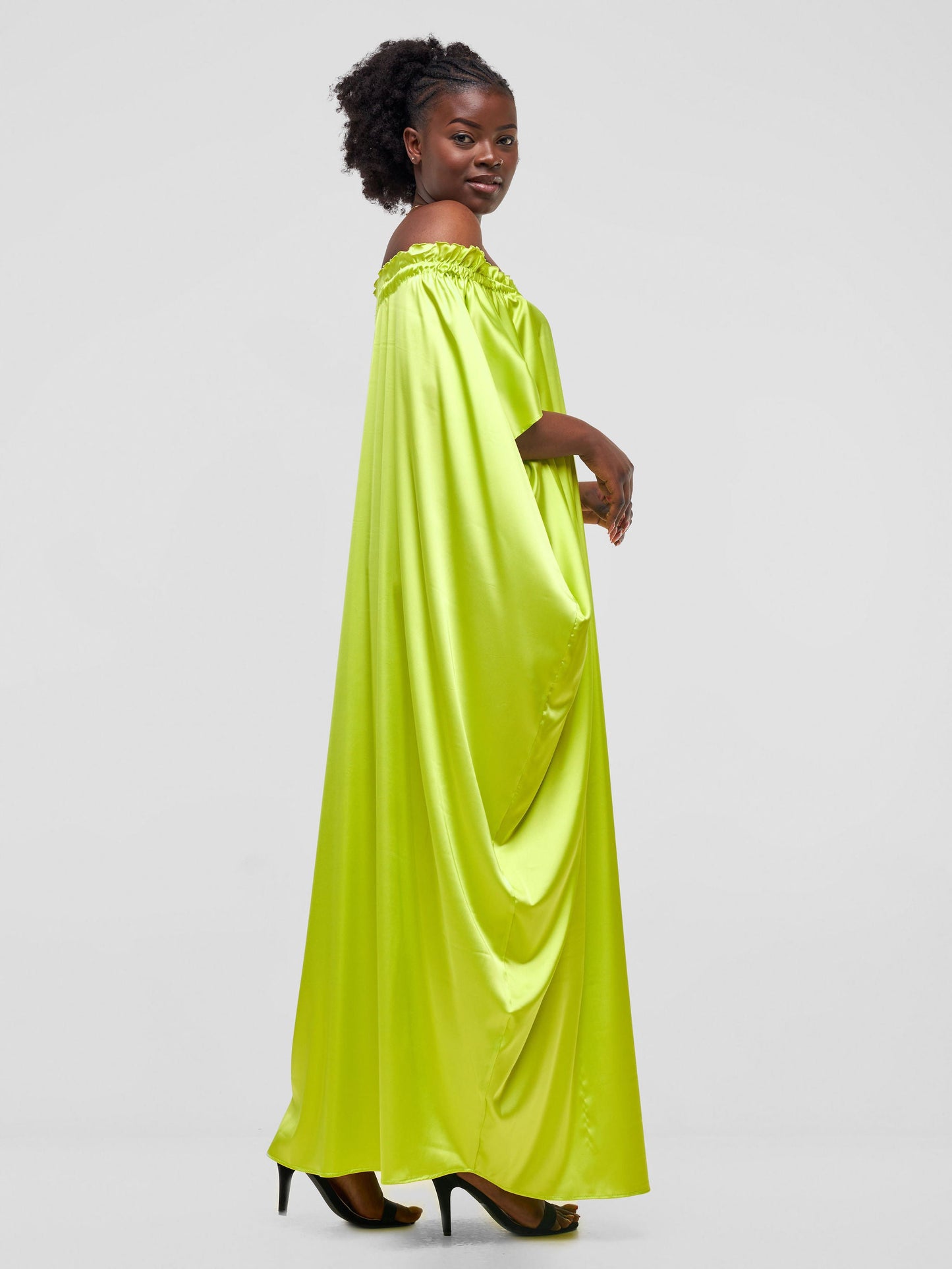 Vivo Sanyu Maxi Tent Dress - Lime Green