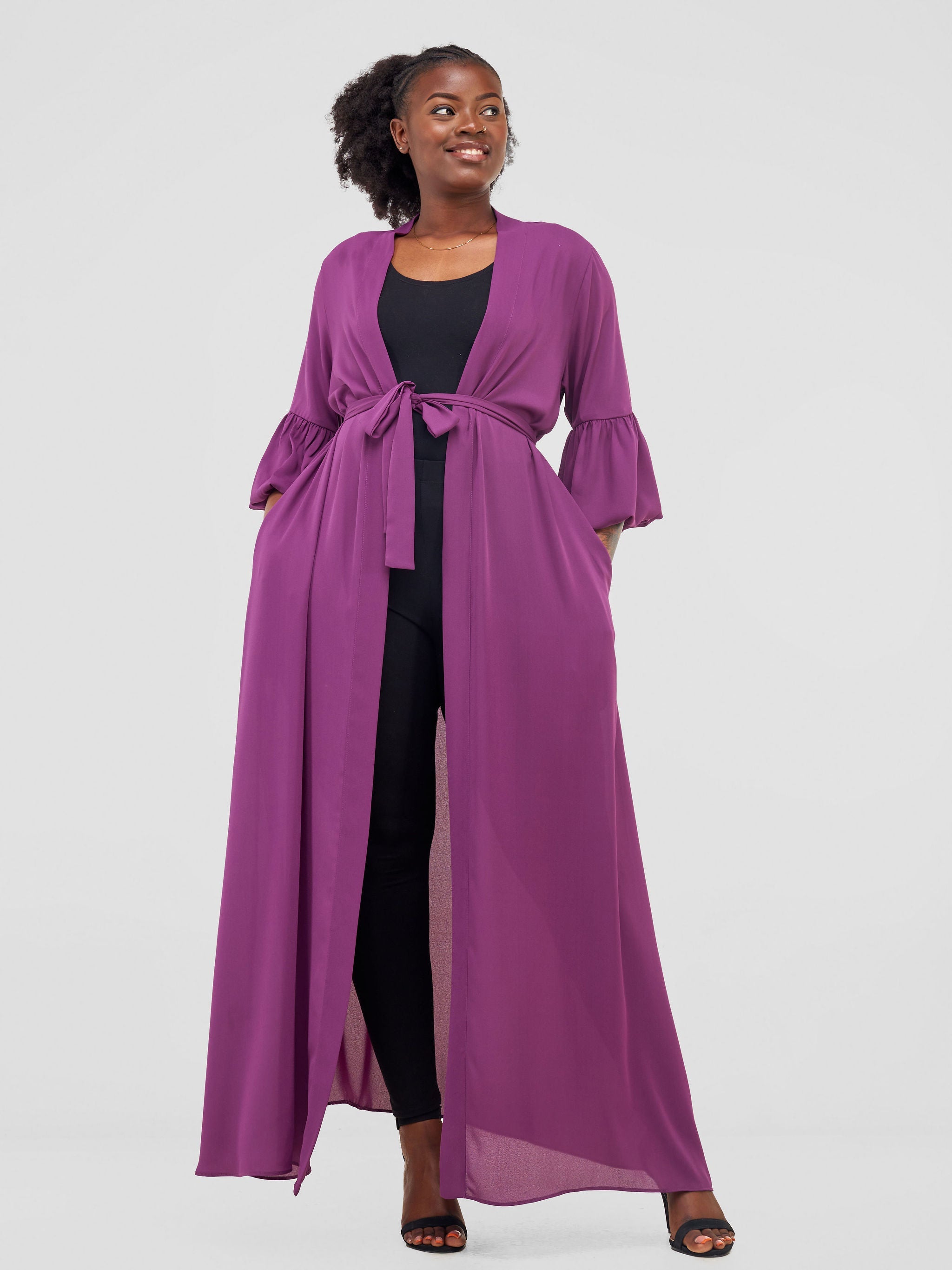 Vivo Sanyu Maxi Kimono - Purple