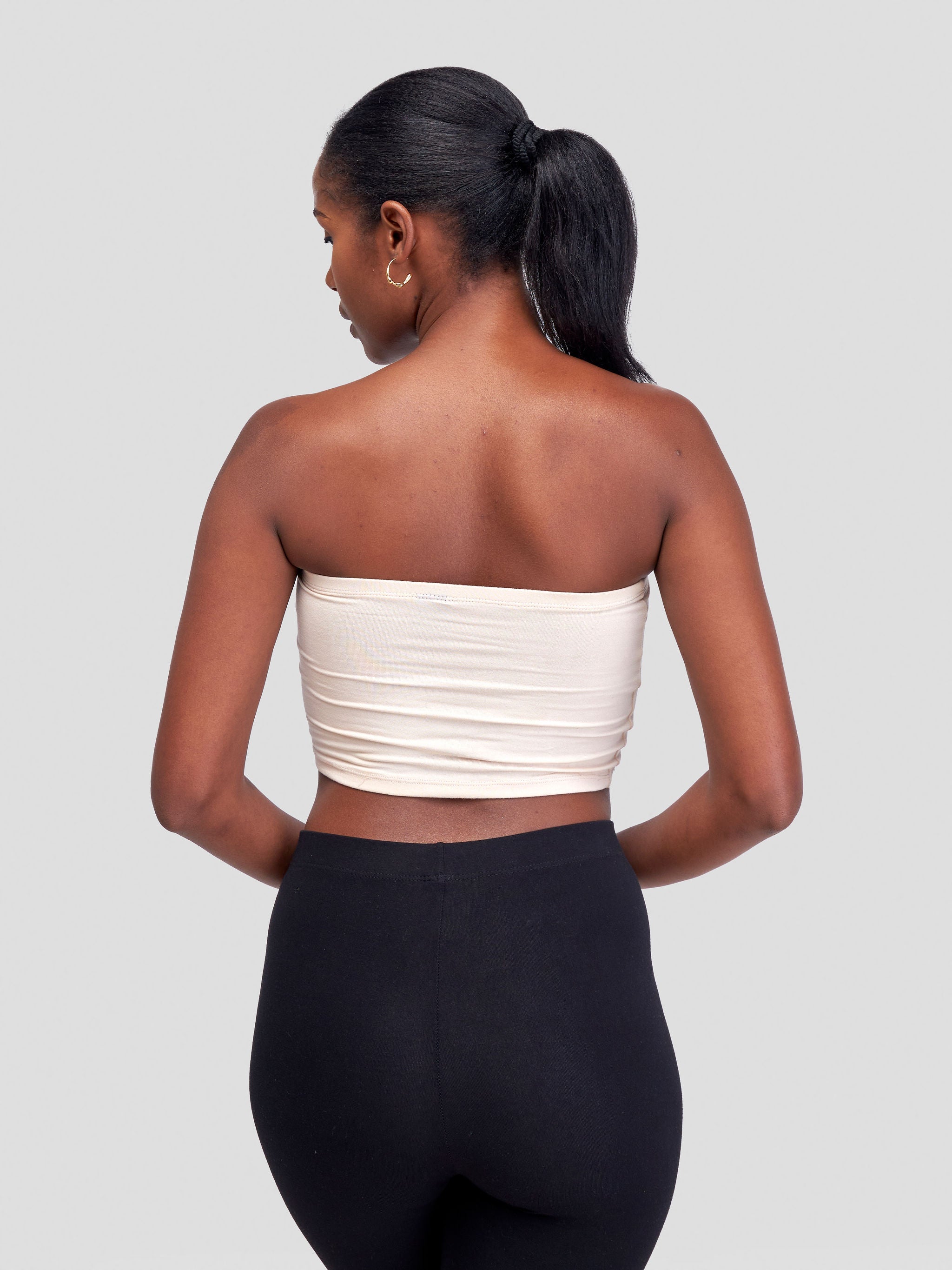 Zoya Basic Jersey Bandeau  - Buttermilk