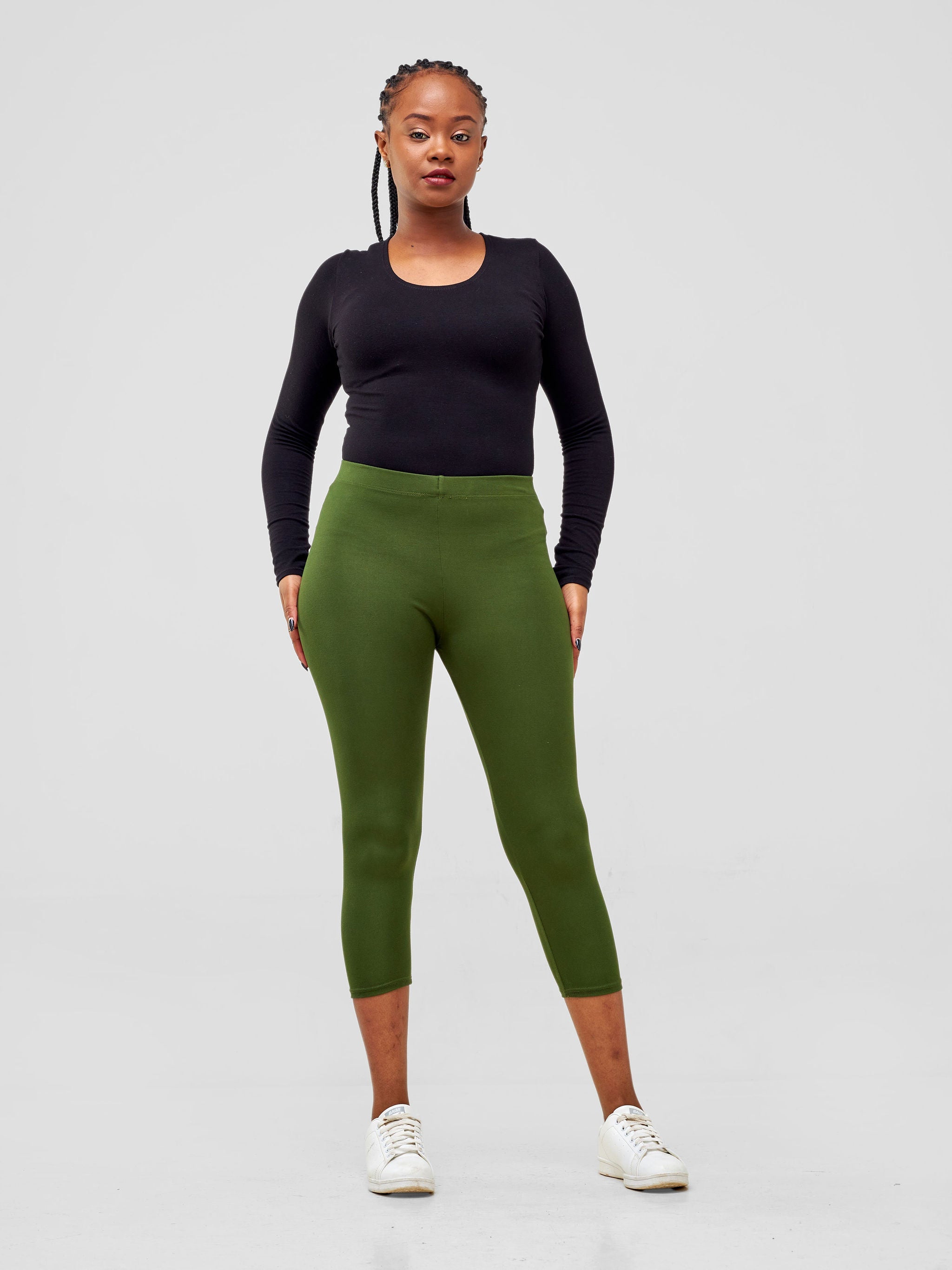 Zoya Capri Leggings - Hunters